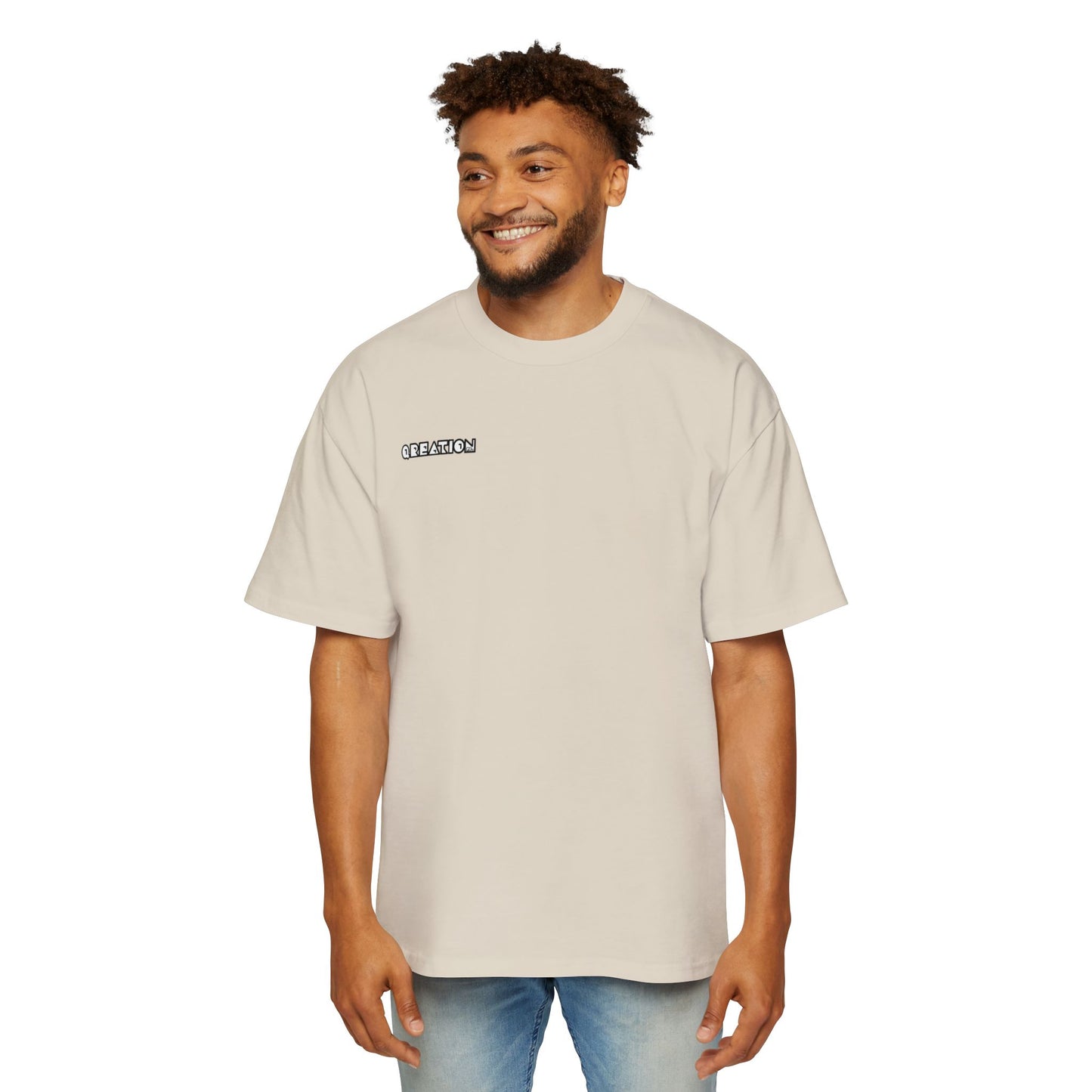 "Mr. Lit" Graphic Men's Heavy Oversized Tee - Urban Style T-Shirt