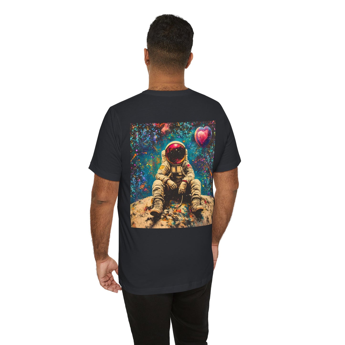 "I Love Space" T-shirt - Graphic Unisex Jersey Short Sleeve Tee