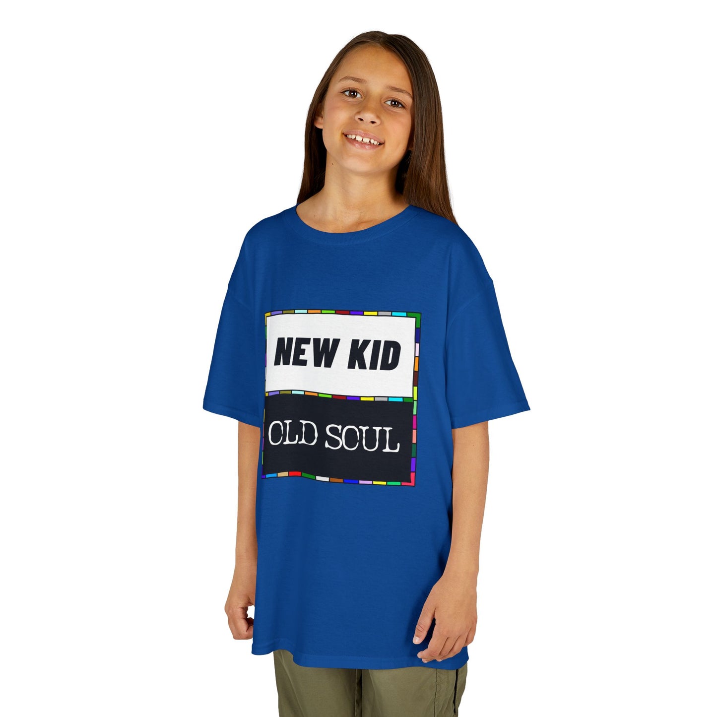 New Kid | Old Soul - Kids' Graphic Tee, Fun Casual Shirt, Perfect for Birthdays, Family Gatherings, Everyday Wear, Unique Gift Idea