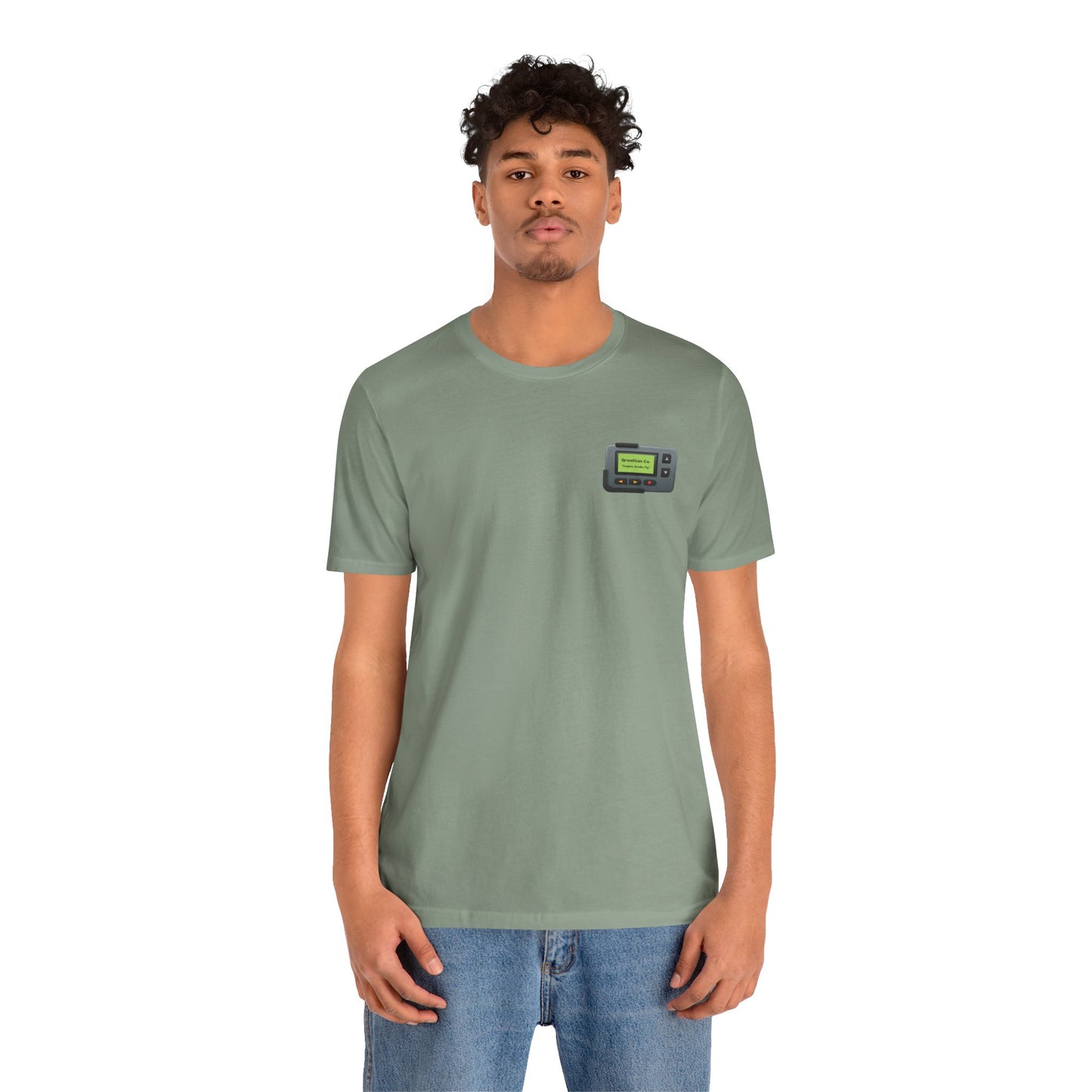 "Beep Me If You Need Me" T-Shirt Casual Unisex Jersey Short Sleeve Tee - Minimalist Design
