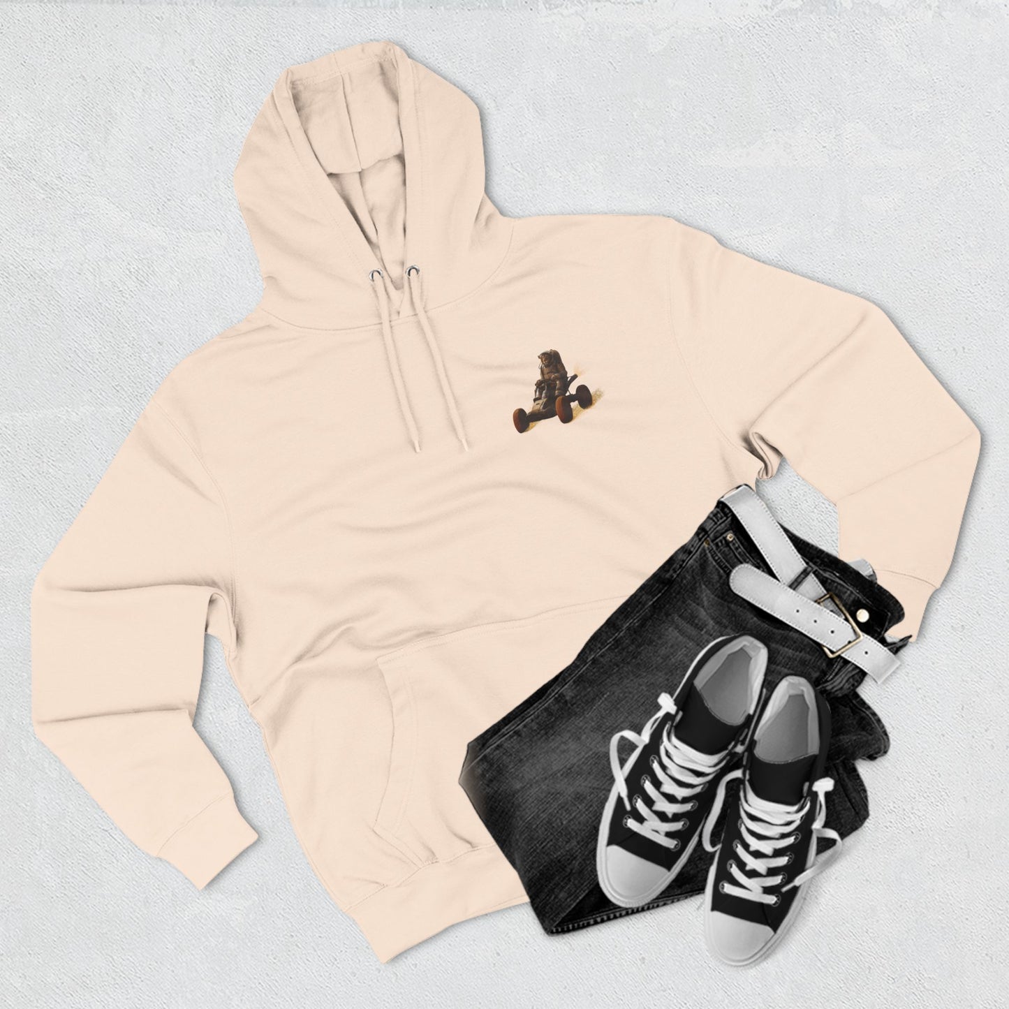 "Cosmic King Adventure" Fleece Hoodie - King of the Cosmos Design
