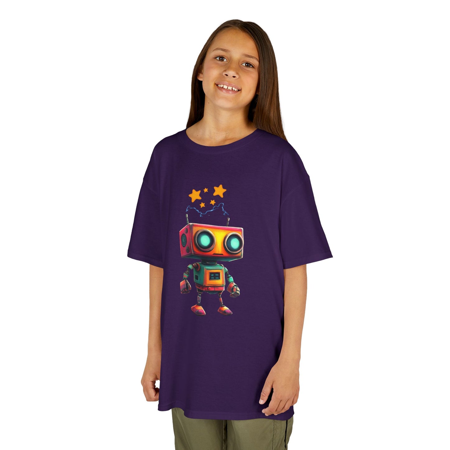 "Bot Blast" - Kids Tee, Fun Apparel for Kids, Perfect for Birthdays, Everyday Wear, Gift for Young Creators, Playful Children's Clothes