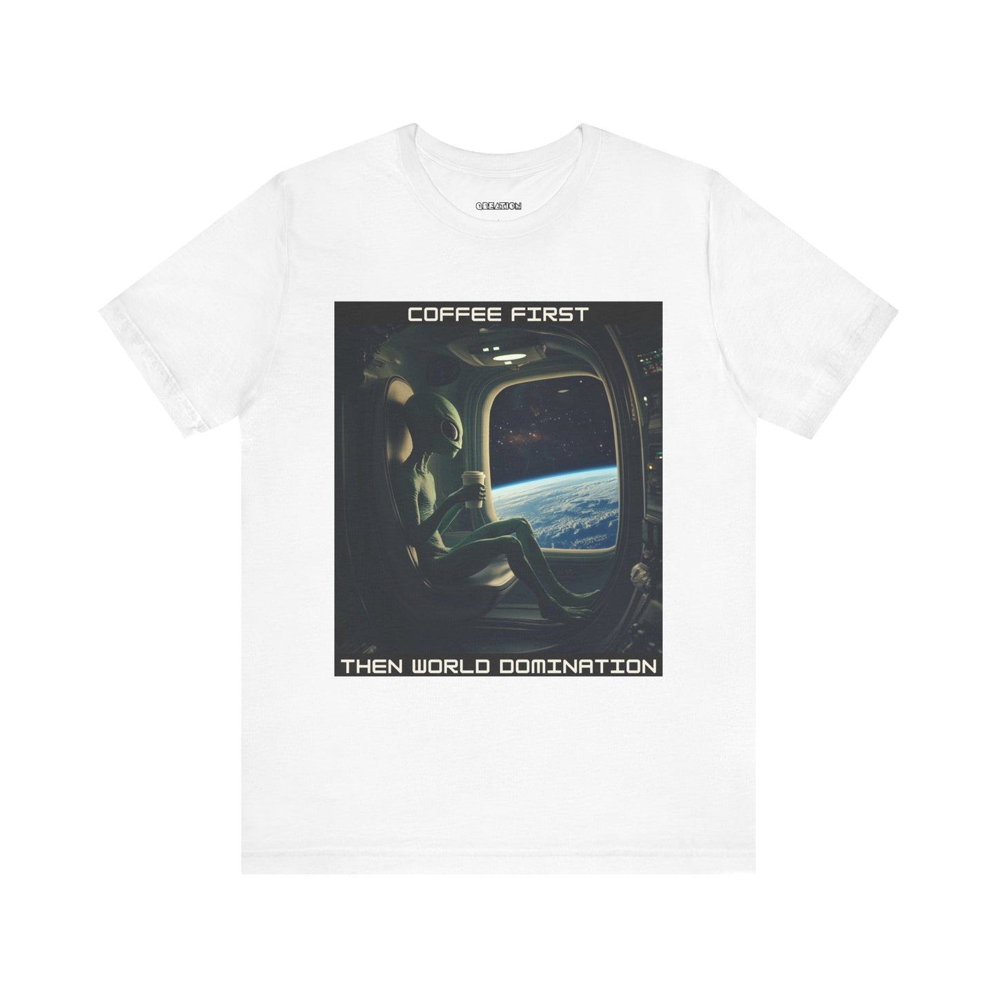 "Coffee Before Conquest" Alien T-shirt