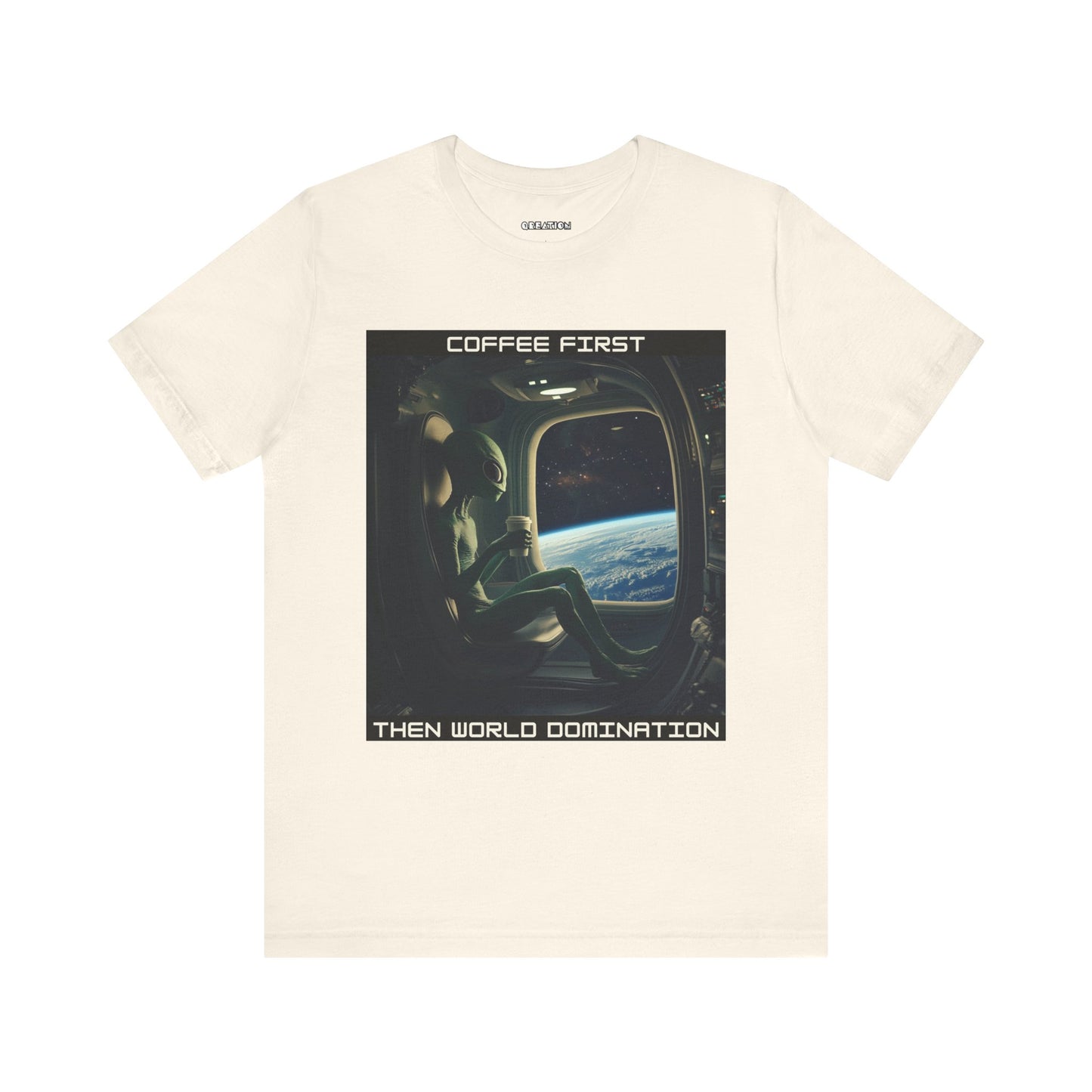 "Coffee Before Conquest" Alien T-shirt
