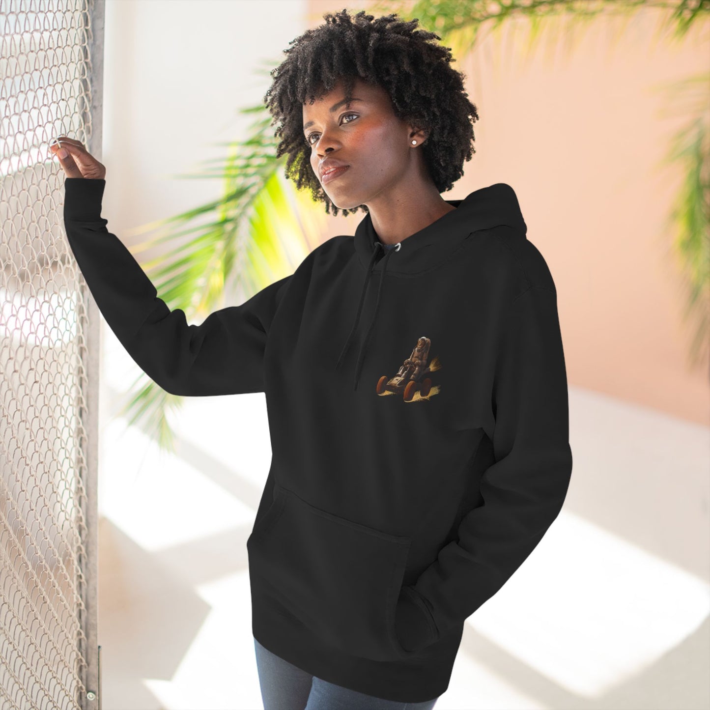 "Cosmic King Adventure" Fleece Hoodie - King of the Cosmos Design