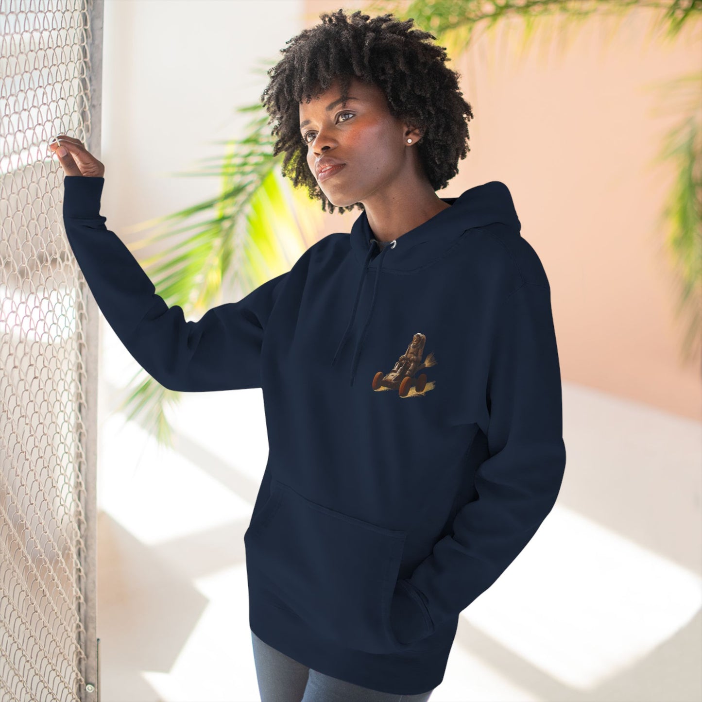 "Cosmic King Adventure" Fleece Hoodie - King of the Cosmos Design