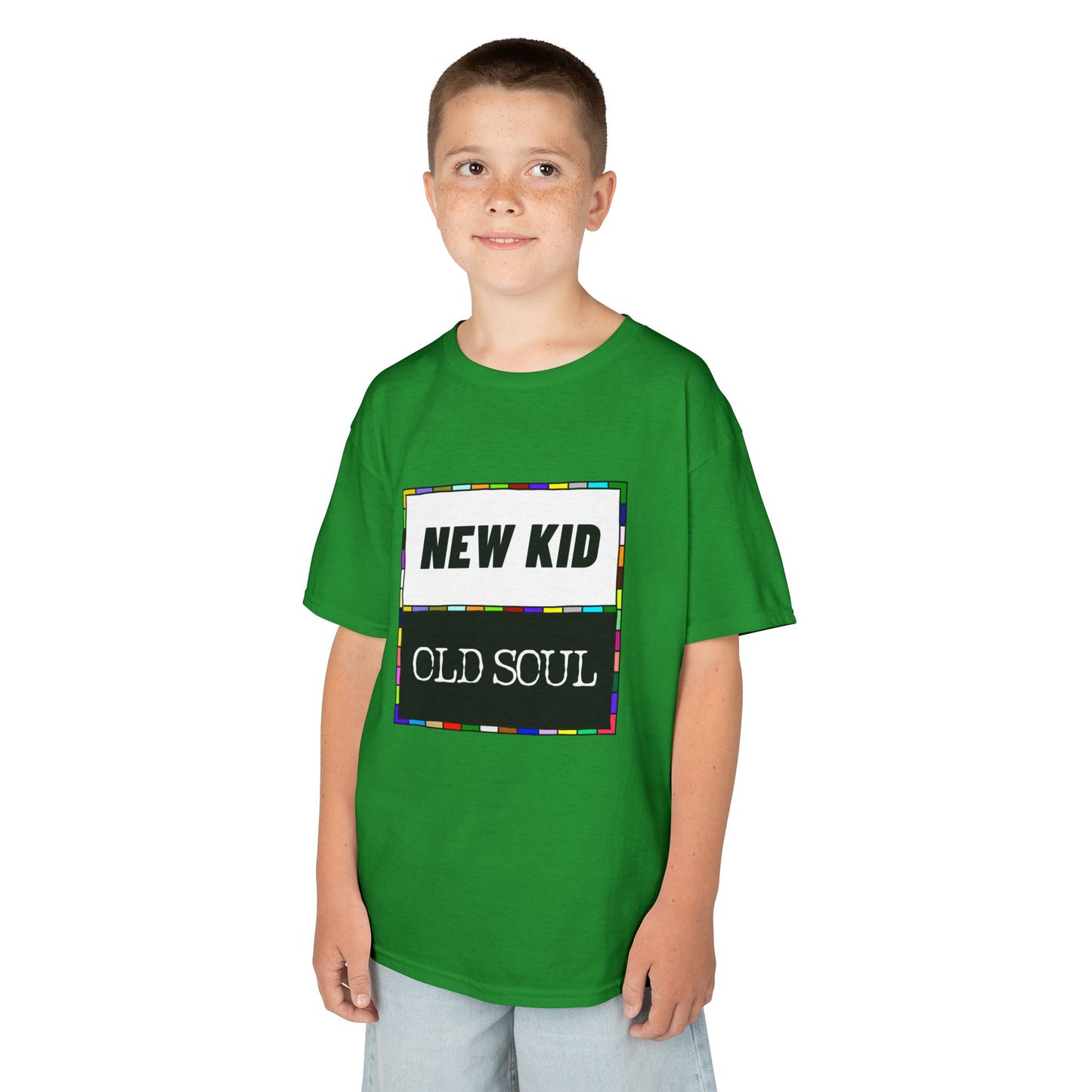New Kid | Old Soul - Kids' Graphic Tee, Fun Casual Shirt, Perfect for Birthdays, Family Gatherings, Everyday Wear, Unique Gift Idea