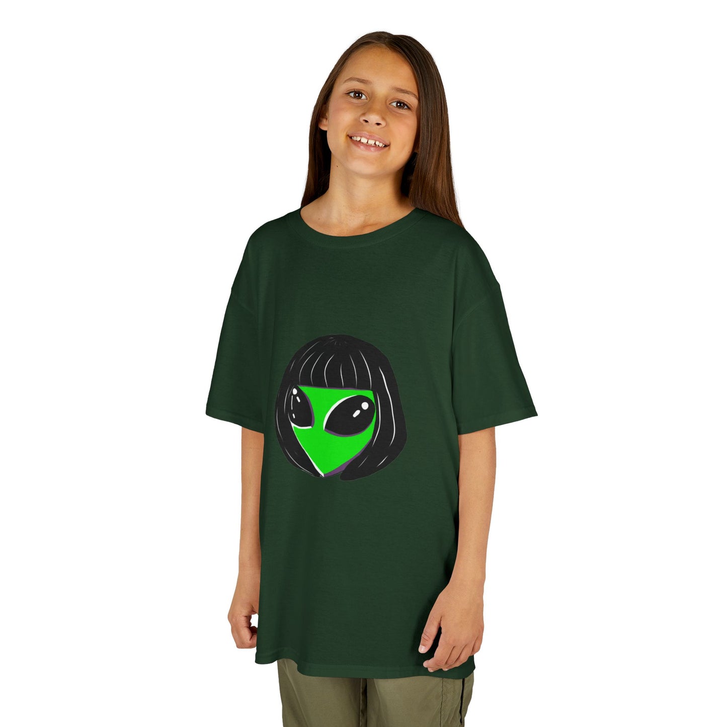 "Another Kind" Kids Alien T-Shirt (Style 2), Fun Graphic Tee, UFO Theme Shirt, Cool Kids Apparel, Gift for Space Lovers, Birthday Gift for Boys and Girls
