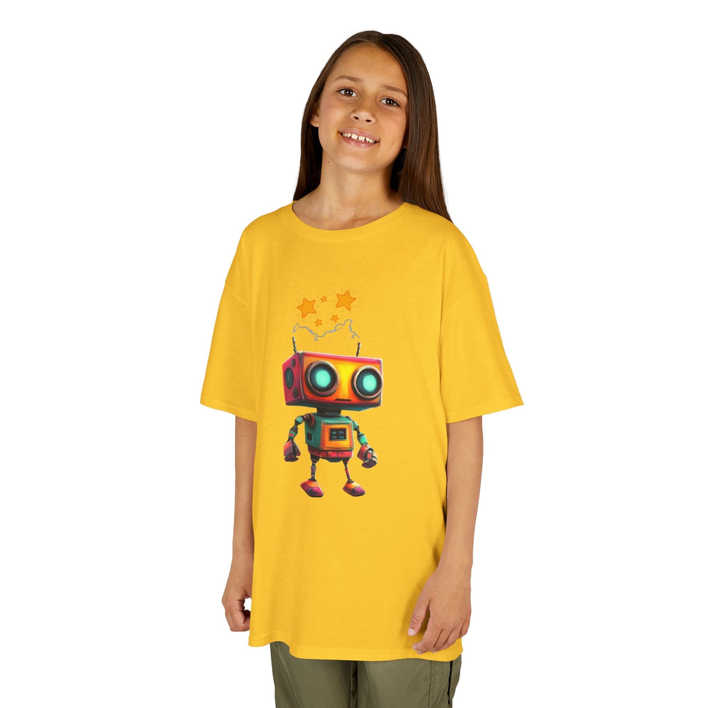 "Bot Blast" - Kids Tee, Fun Apparel for Kids, Perfect for Birthdays, Everyday Wear, Gift for Young Creators, Playful Children's Clothes