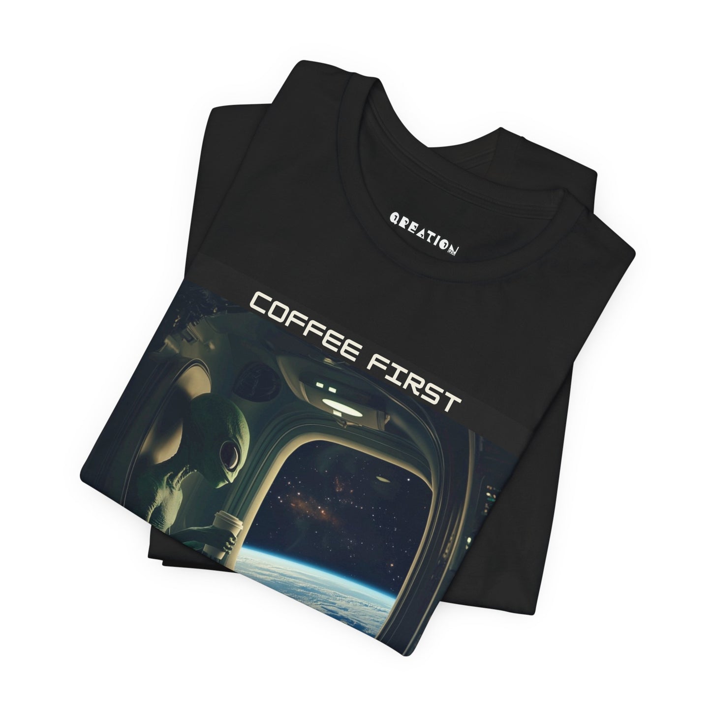 "Coffee Before Conquest" Alien T-shirt