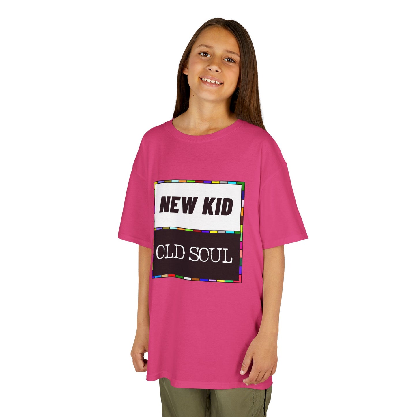 New Kid | Old Soul - Kids' Graphic Tee, Fun Casual Shirt, Perfect for Birthdays, Family Gatherings, Everyday Wear, Unique Gift Idea