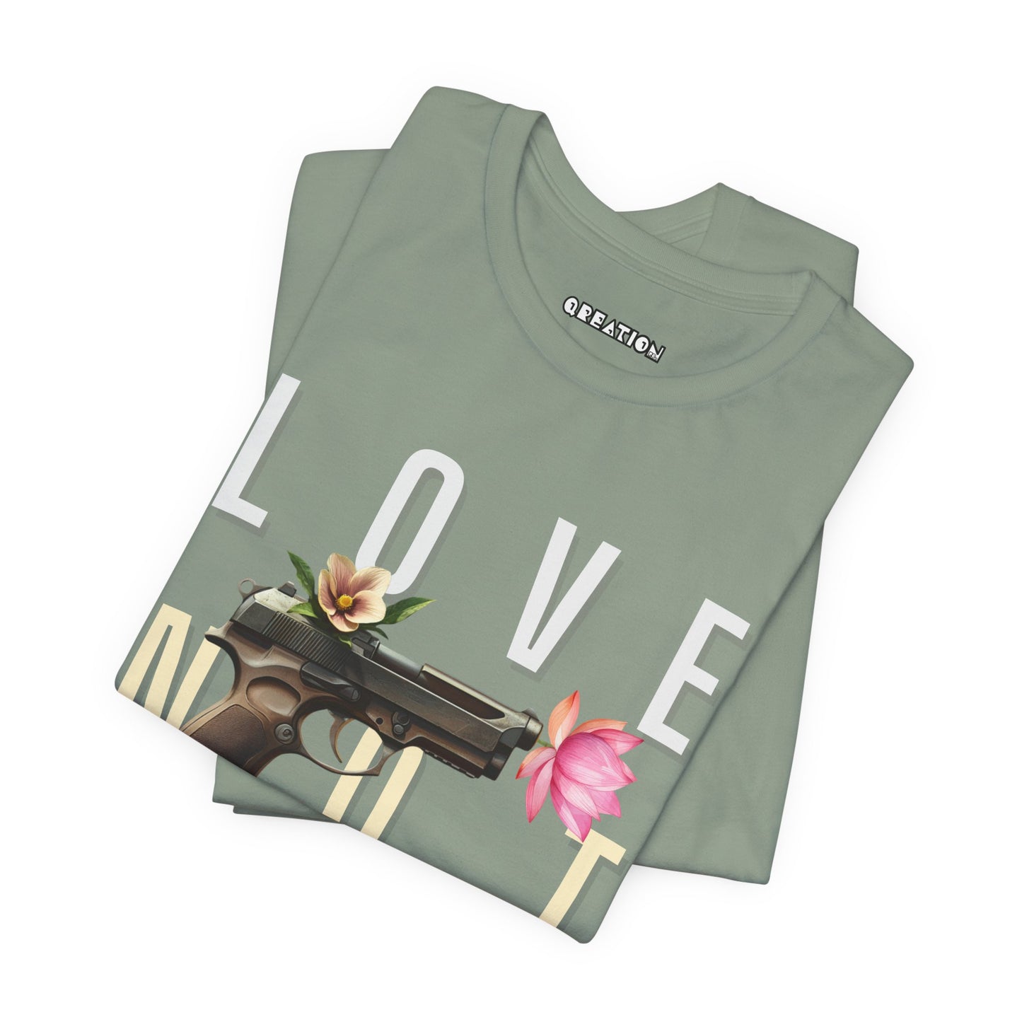 "Love Not War" Style 2 - T-shirt - Graphic Unisex Tee - Edgy Streetwear T-Shirt