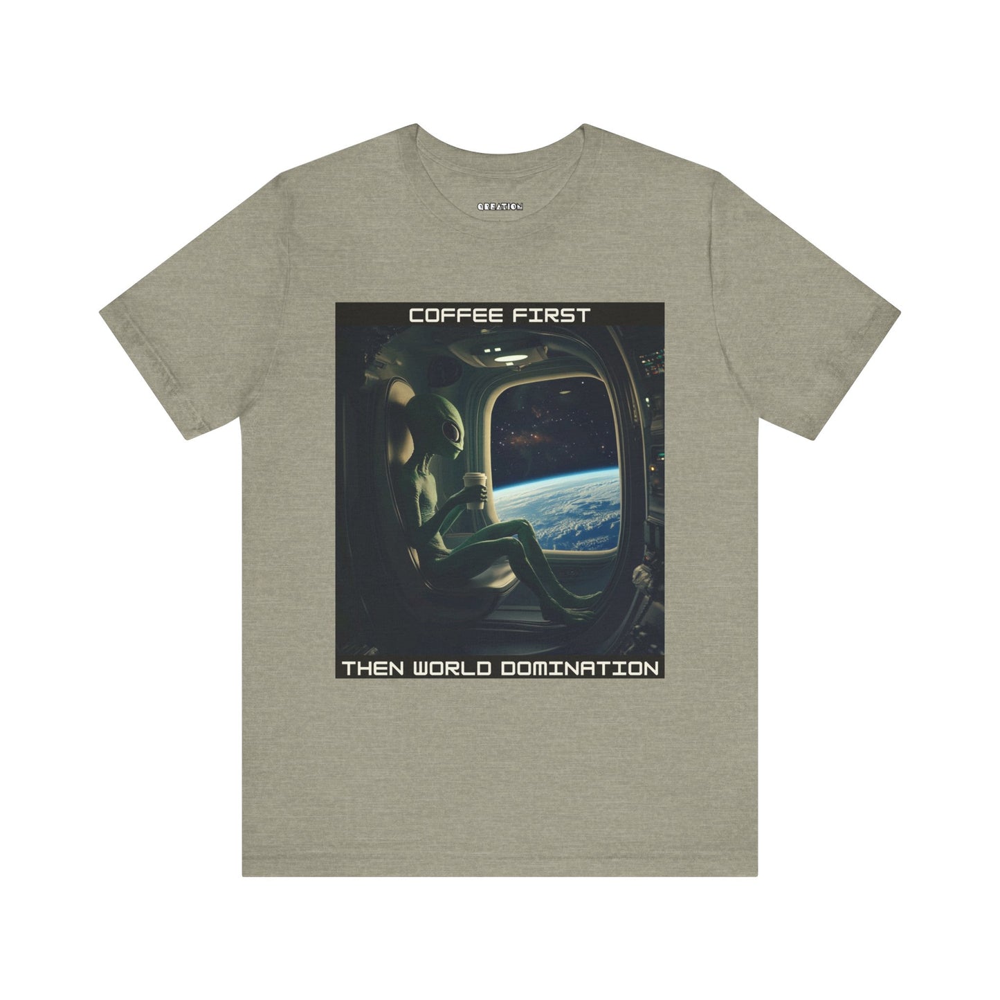 "Coffee Before Conquest" Alien T-shirt