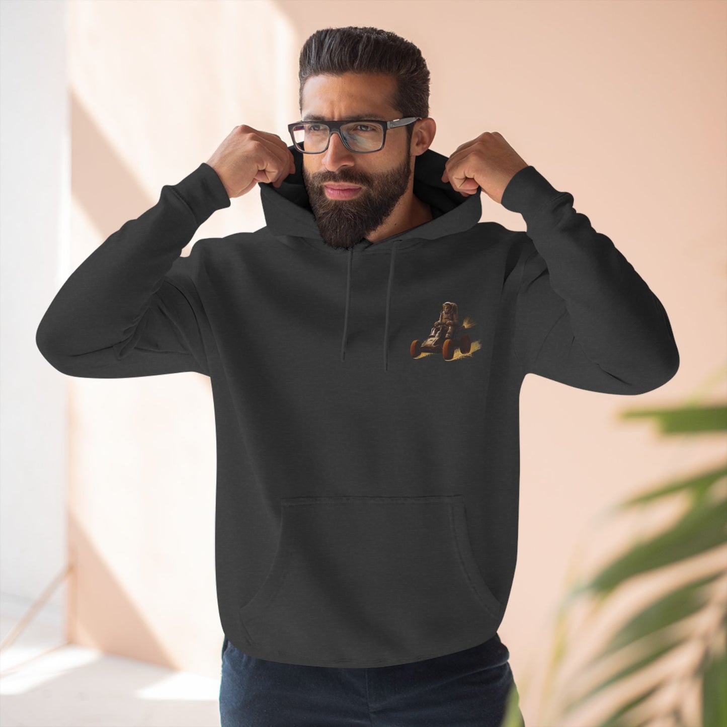 "Cosmic King Adventure" Fleece Hoodie - King of the Cosmos Design