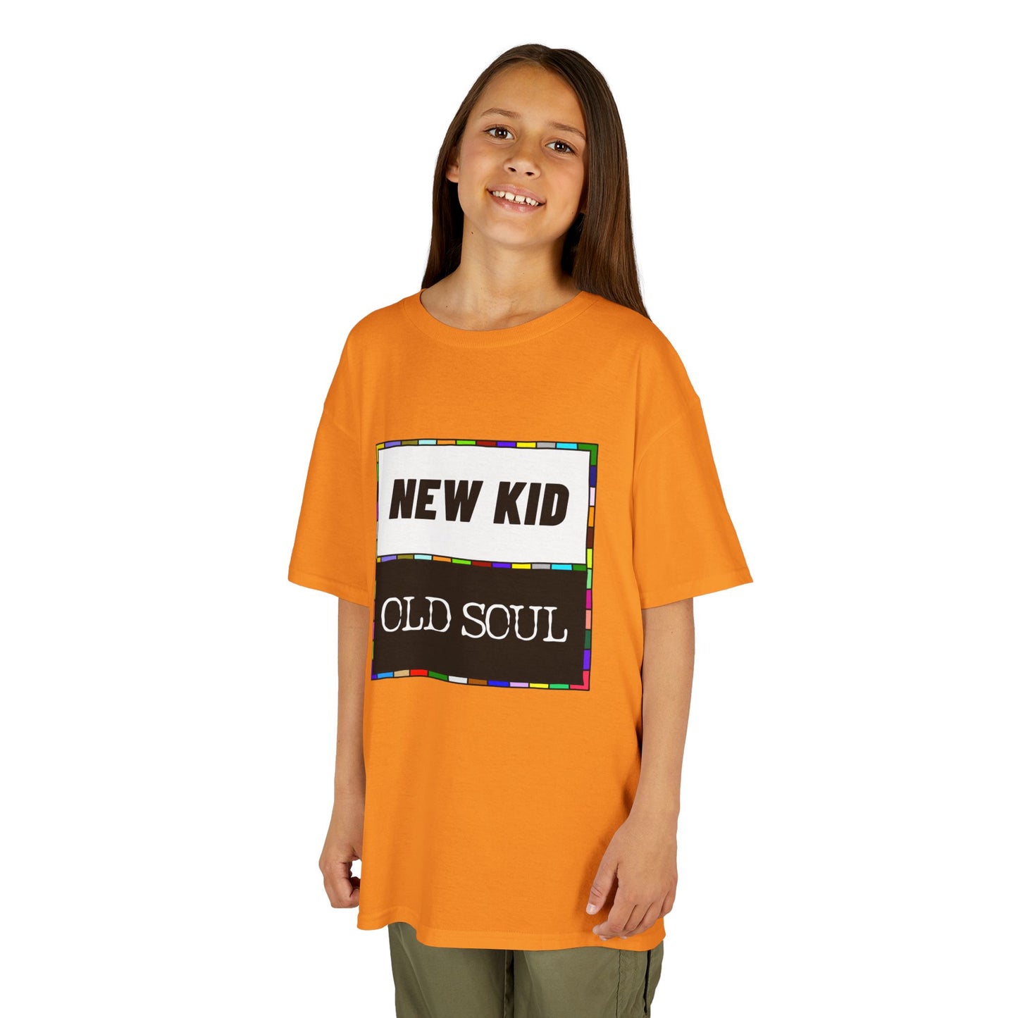 New Kid | Old Soul - Kids' Graphic Tee, Fun Casual Shirt, Perfect for Birthdays, Family Gatherings, Everyday Wear, Unique Gift Idea