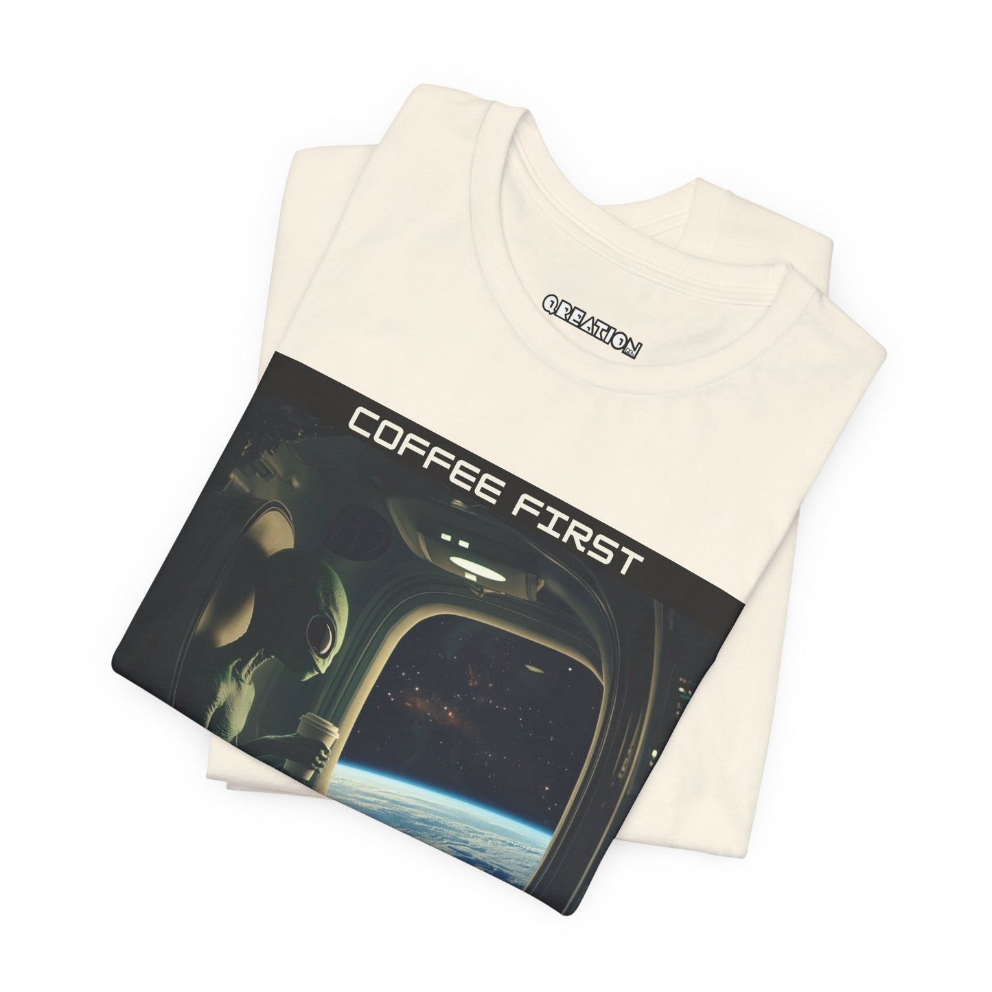 "Coffee Before Conquest" Alien T-shirt