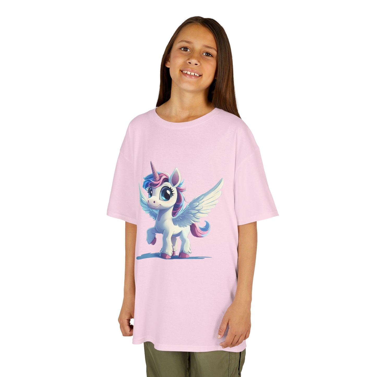 "Alicorn Dream" - Kids Graphic Tee, Cute Children’s Cotton Shirt, Perfect Birthday Gift, Playdate Outfit, Fantasy Tee for Kids