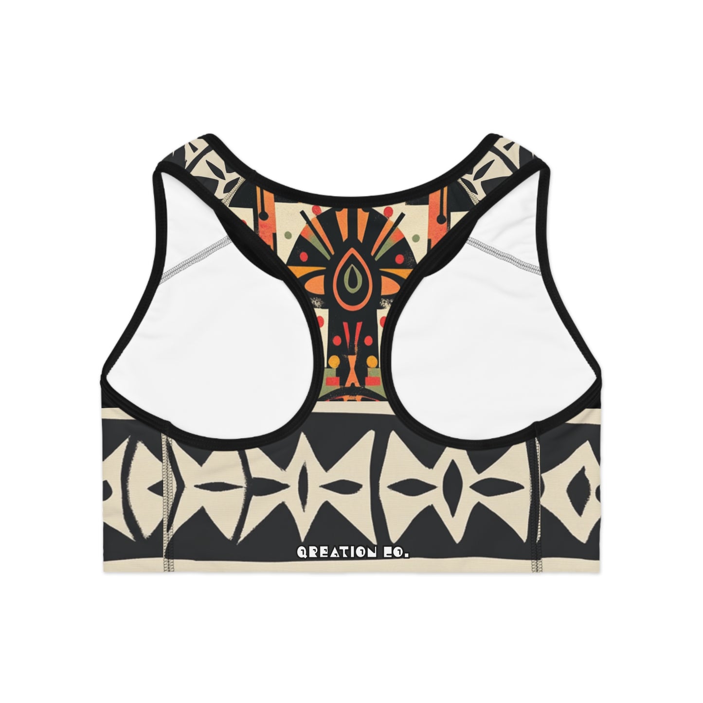 Tribal Adventure - Vibrant Sports Bra - Bold and Stylish Activewear