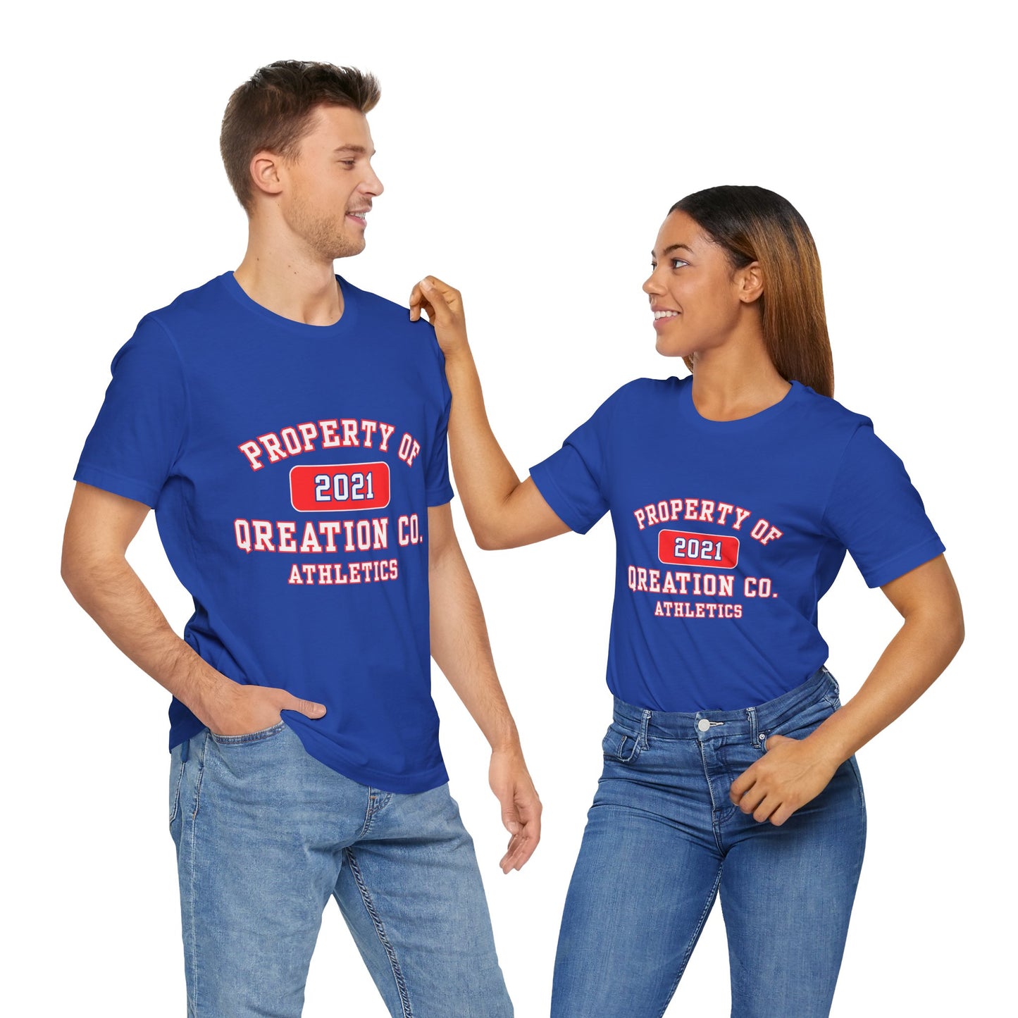 "Qreation Co. Athletics" T-shirt - Athletic Unisex Tee, Casual Wear, Birthday Gift, Sports Apparel, Gift for Him, Gift for Her