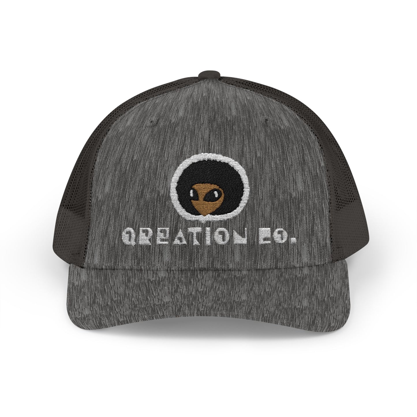 Afro Alien - Trucker Cap - Qreation Co. Snapback Hat for Casual Wear