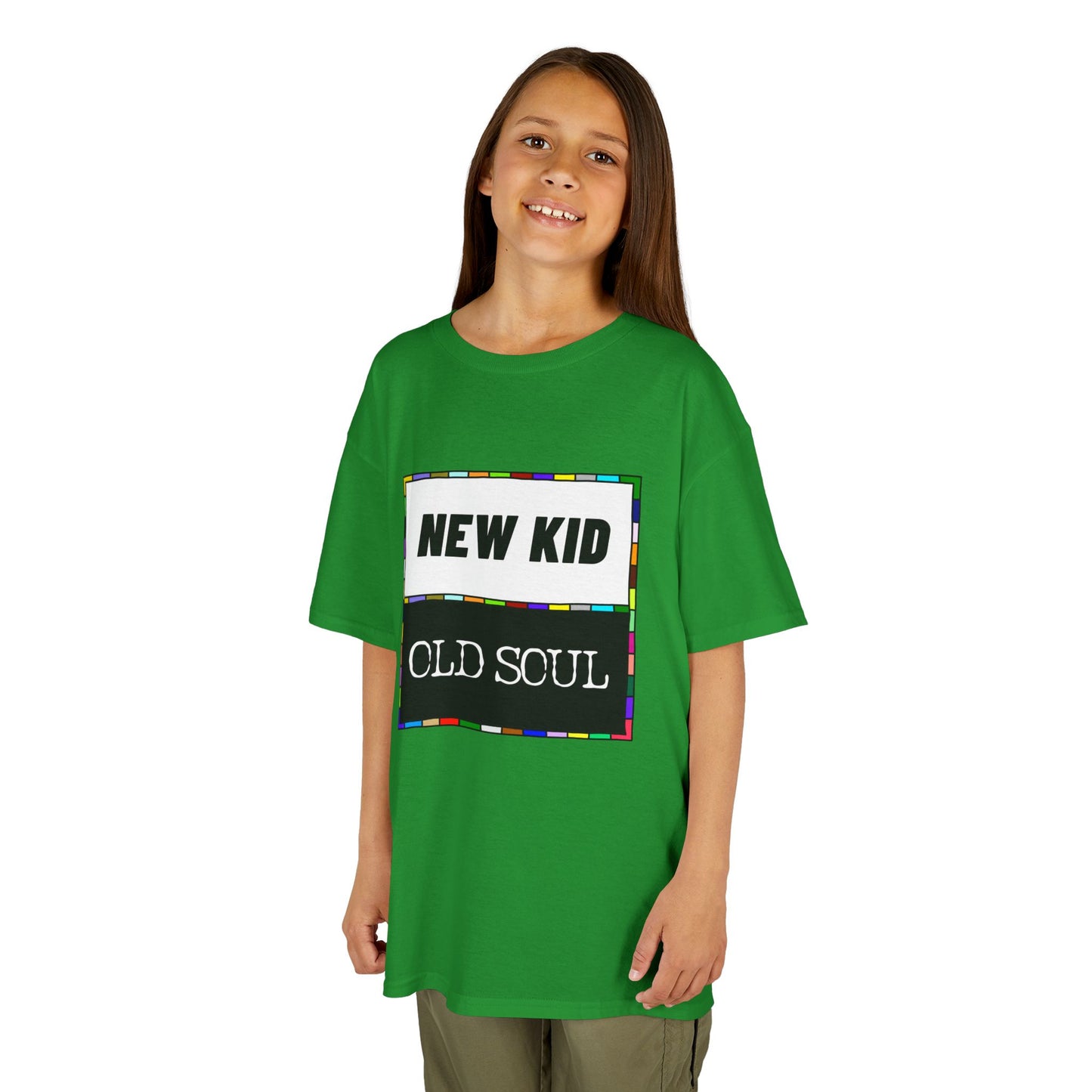 New Kid | Old Soul - Kids' Graphic Tee, Fun Casual Shirt, Perfect for Birthdays, Family Gatherings, Everyday Wear, Unique Gift Idea