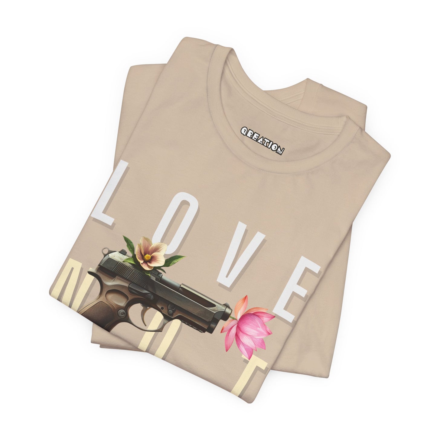 "Love Not War" Style 2 - T-shirt - Graphic Unisex Tee - Edgy Streetwear T-Shirt