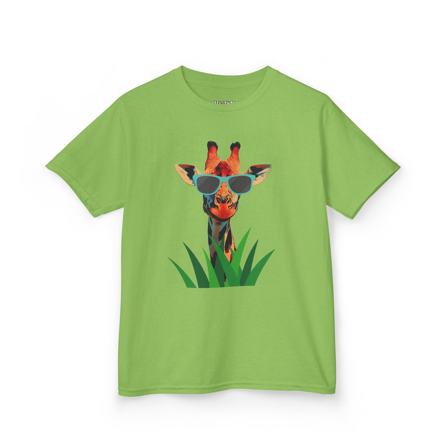"Too Cool for the Zoo" - Giraffe Kids Tee, Fun Giraffe Shirt, Animal Lover T-Shirt, Birthday Gift, Summer Outing Tee, Casual Kids Apparel