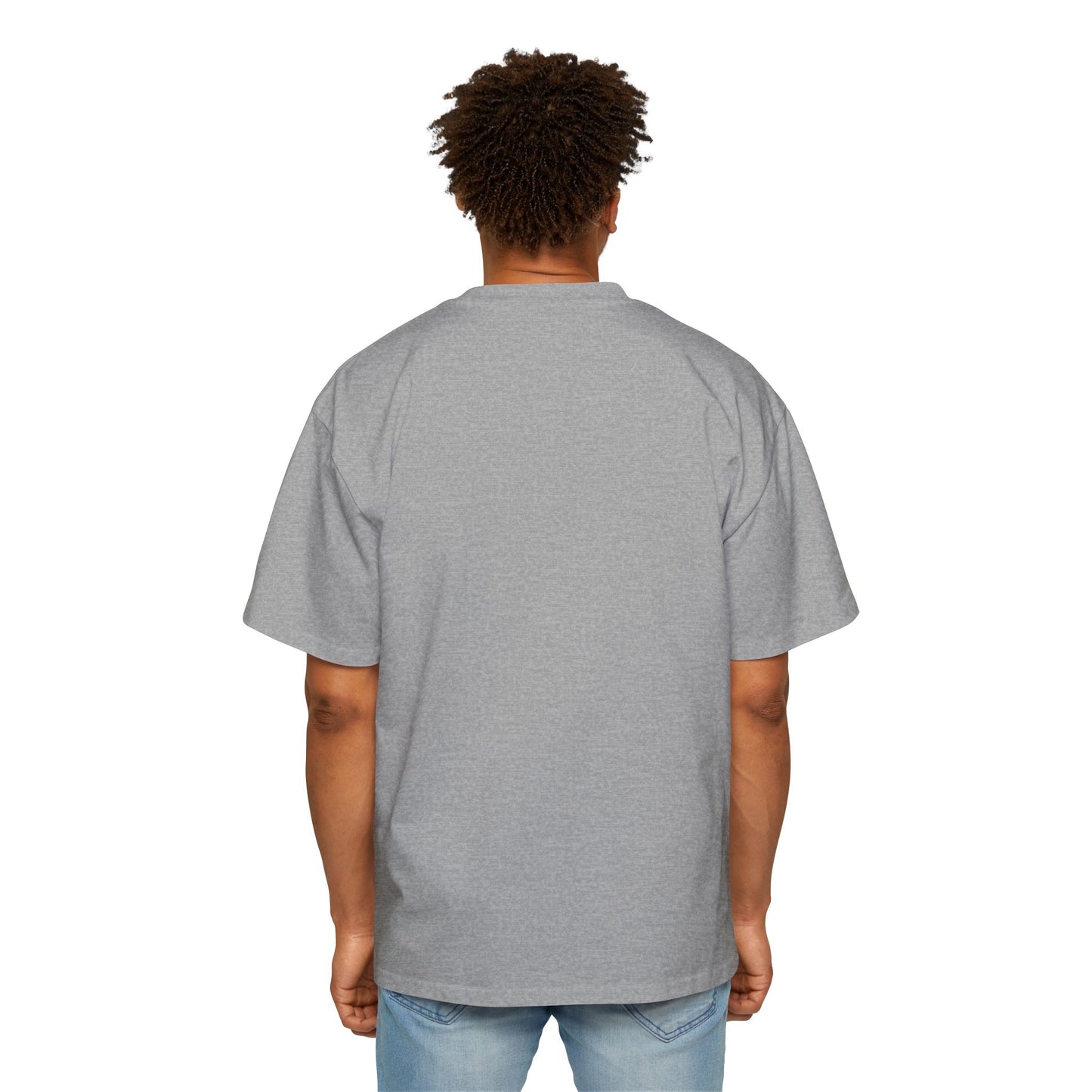 "Don't 4get 2..." Men's Oversized Tee - 'Imagine Eat Qreate Sleep Fly Repeat' Graphic Shirt
