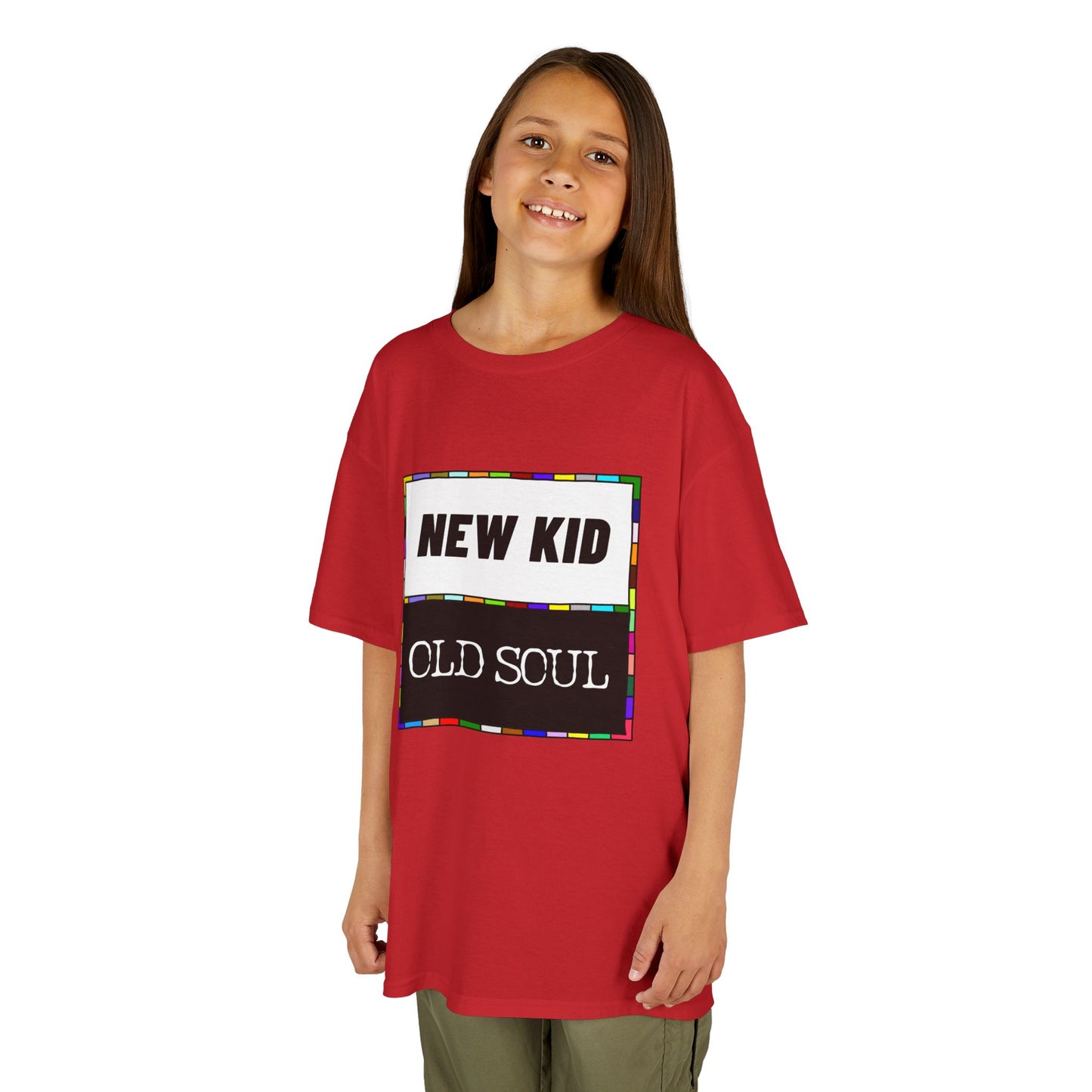 New Kid | Old Soul - Kids' Graphic Tee, Fun Casual Shirt, Perfect for Birthdays, Family Gatherings, Everyday Wear, Unique Gift Idea