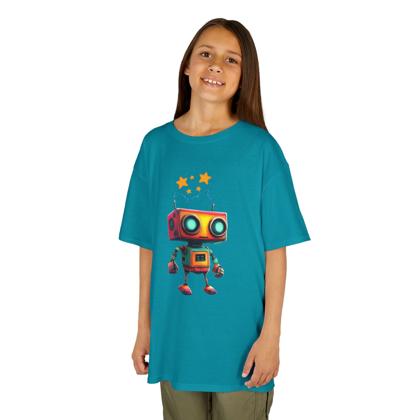 "Bot Blast" - Kids Tee, Fun Apparel for Kids, Perfect for Birthdays, Everyday Wear, Gift for Young Creators, Playful Children's Clothes