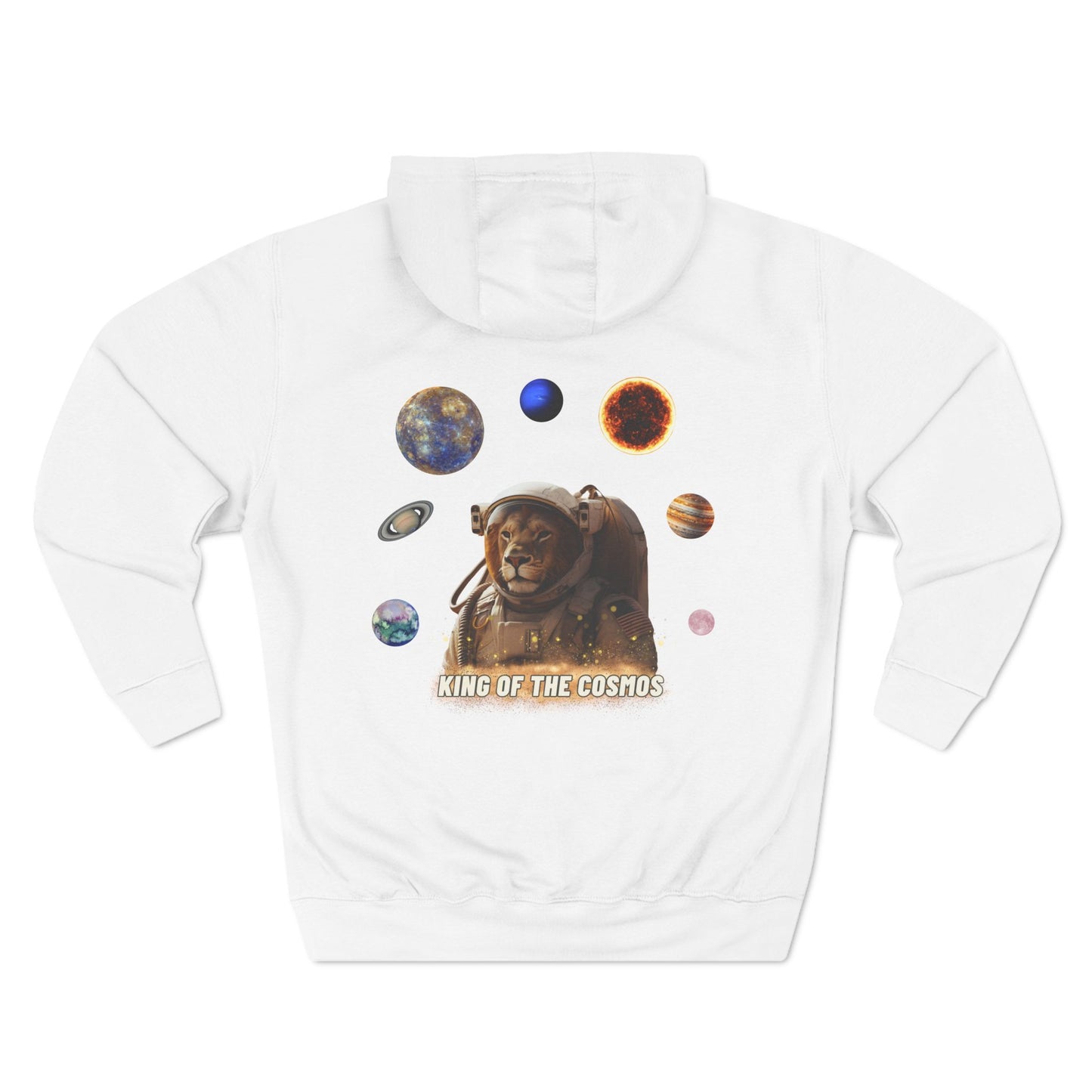 "Cosmic King Adventure" Fleece Hoodie - King of the Cosmos Design