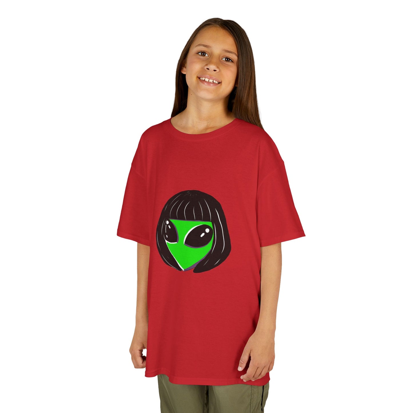 "Another Kind" Kids Alien T-Shirt (Style 2), Fun Graphic Tee, UFO Theme Shirt, Cool Kids Apparel, Gift for Space Lovers, Birthday Gift for Boys and Girls