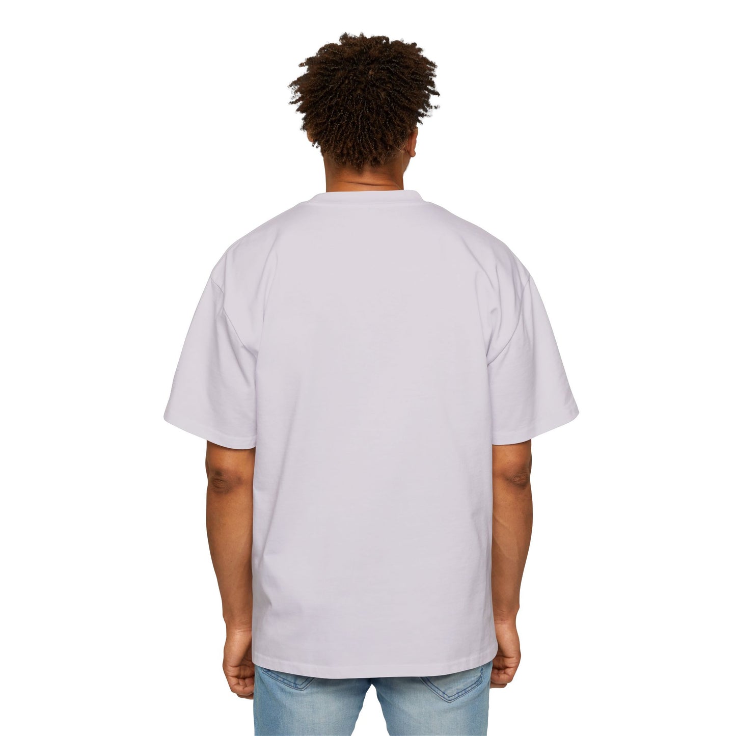 "Don't 4get 2..." Men's Oversized Tee - 'Imagine Eat Qreate Sleep Fly Repeat' Graphic Shirt