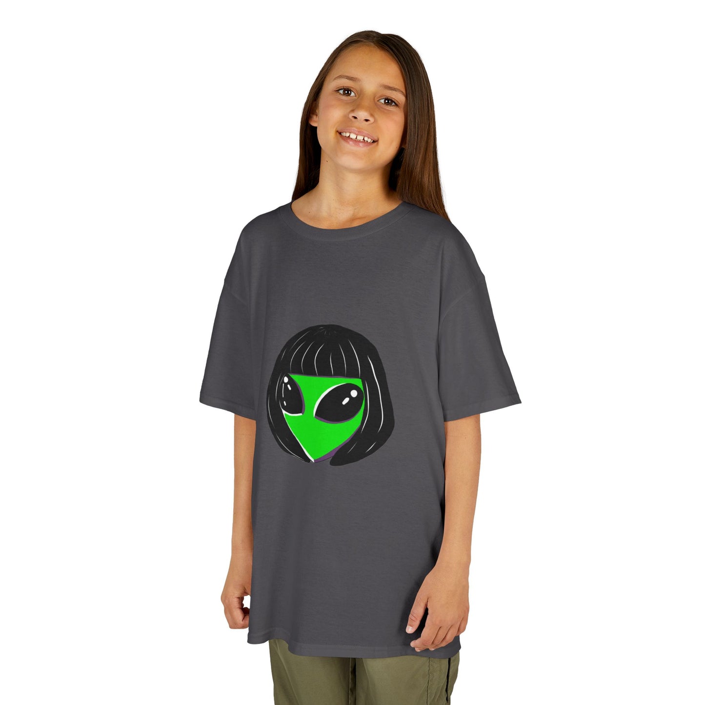 "Another Kind" Kids Alien T-Shirt (Style 2), Fun Graphic Tee, UFO Theme Shirt, Cool Kids Apparel, Gift for Space Lovers, Birthday Gift for Boys and Girls