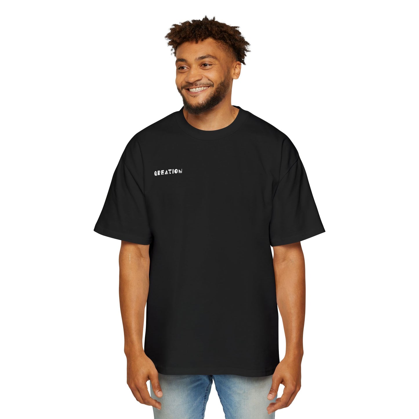 "Mr. Lit" Graphic Men's Heavy Oversized Tee - Urban Style T-Shirt