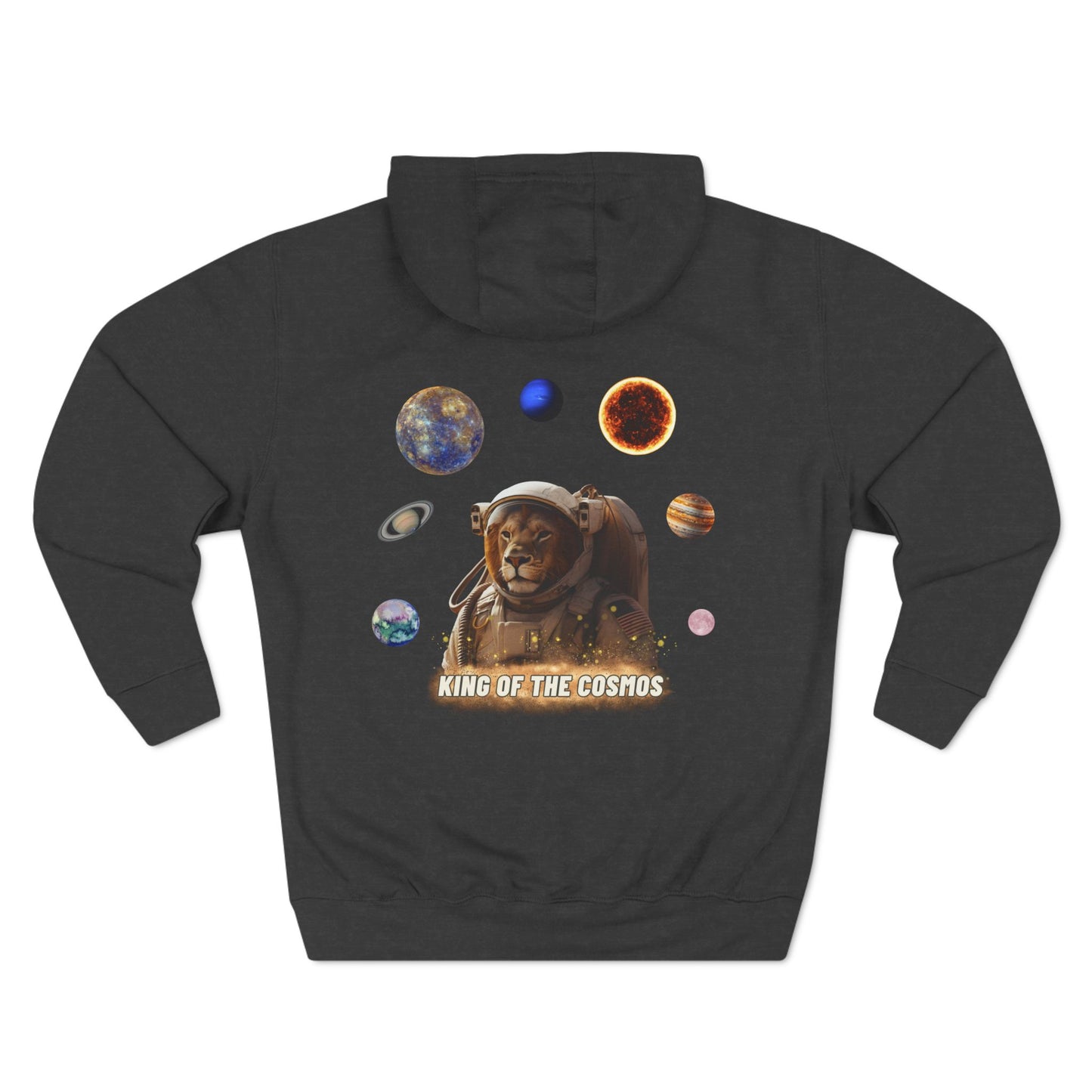 "Cosmic King Adventure" Fleece Hoodie - King of the Cosmos Design