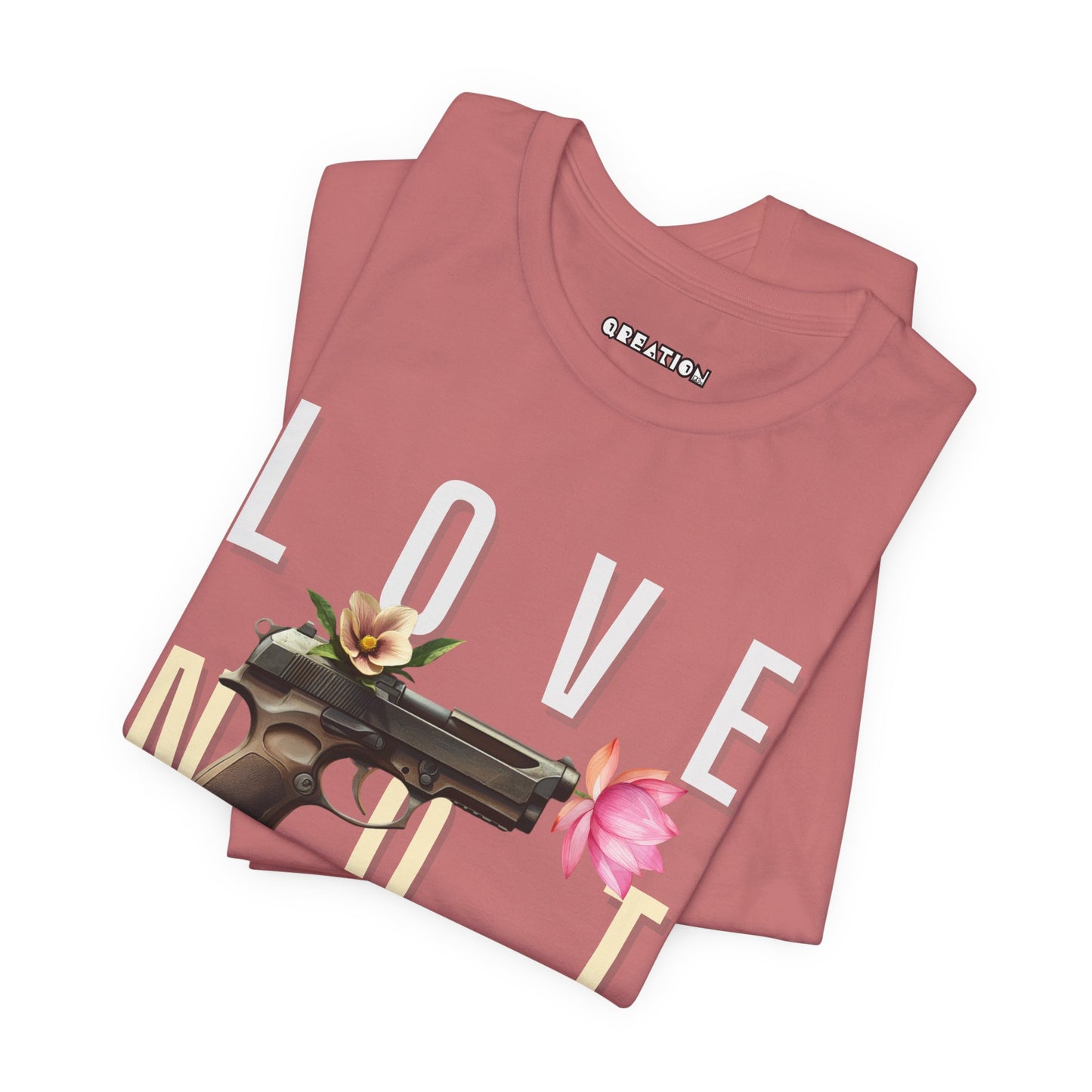 "Love Not War" Style 2 - T-shirt - Graphic Unisex Tee - Edgy Streetwear T-Shirt