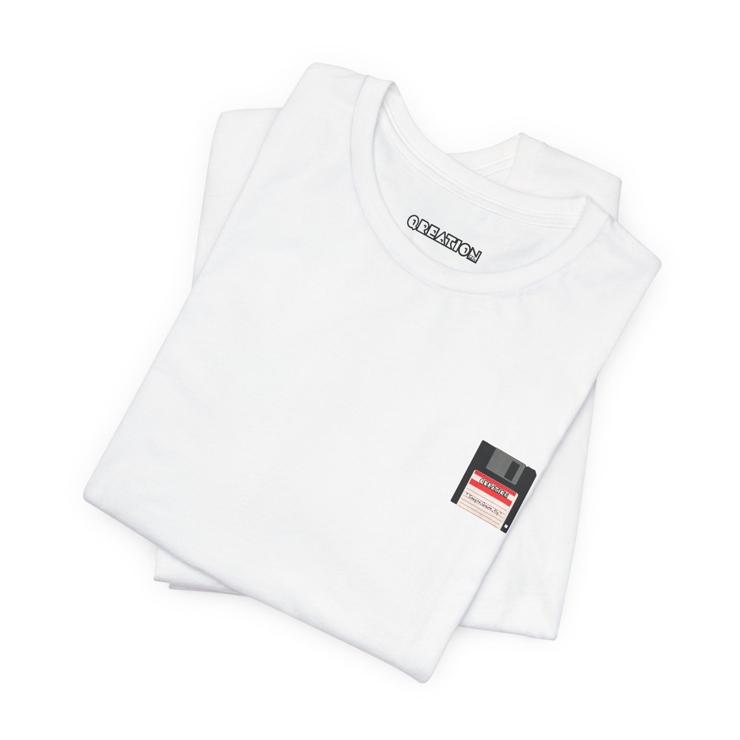"Floppy" Retro Minimalist Unisex Jersey Tee - Perfect for Casual Wear