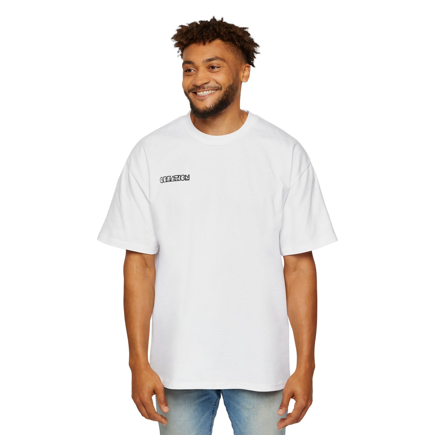 "Mr. Lit" Graphic Men's Heavy Oversized Tee - Urban Style T-Shirt