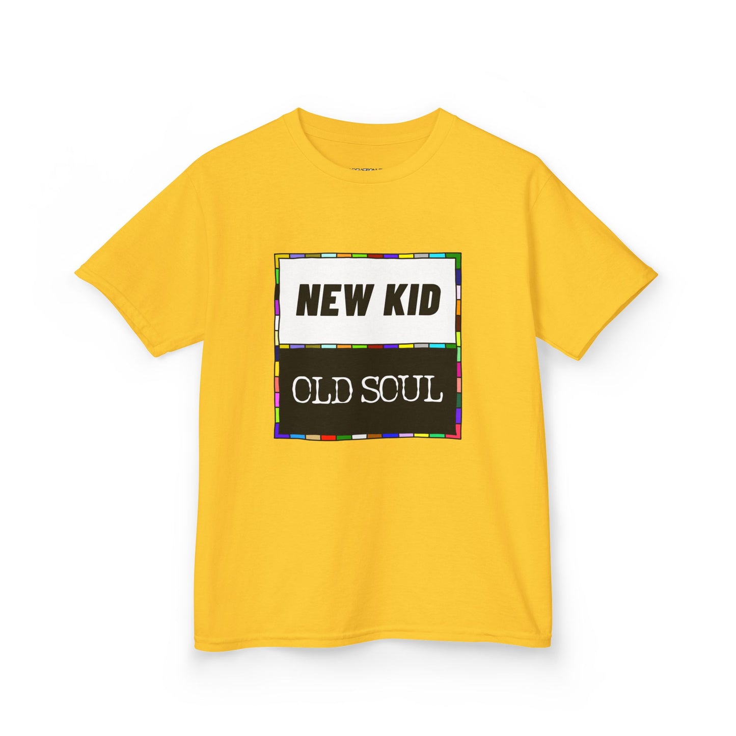 New Kid | Old Soul - Kids' Graphic Tee, Fun Casual Shirt, Perfect for Birthdays, Family Gatherings, Everyday Wear, Unique Gift Idea