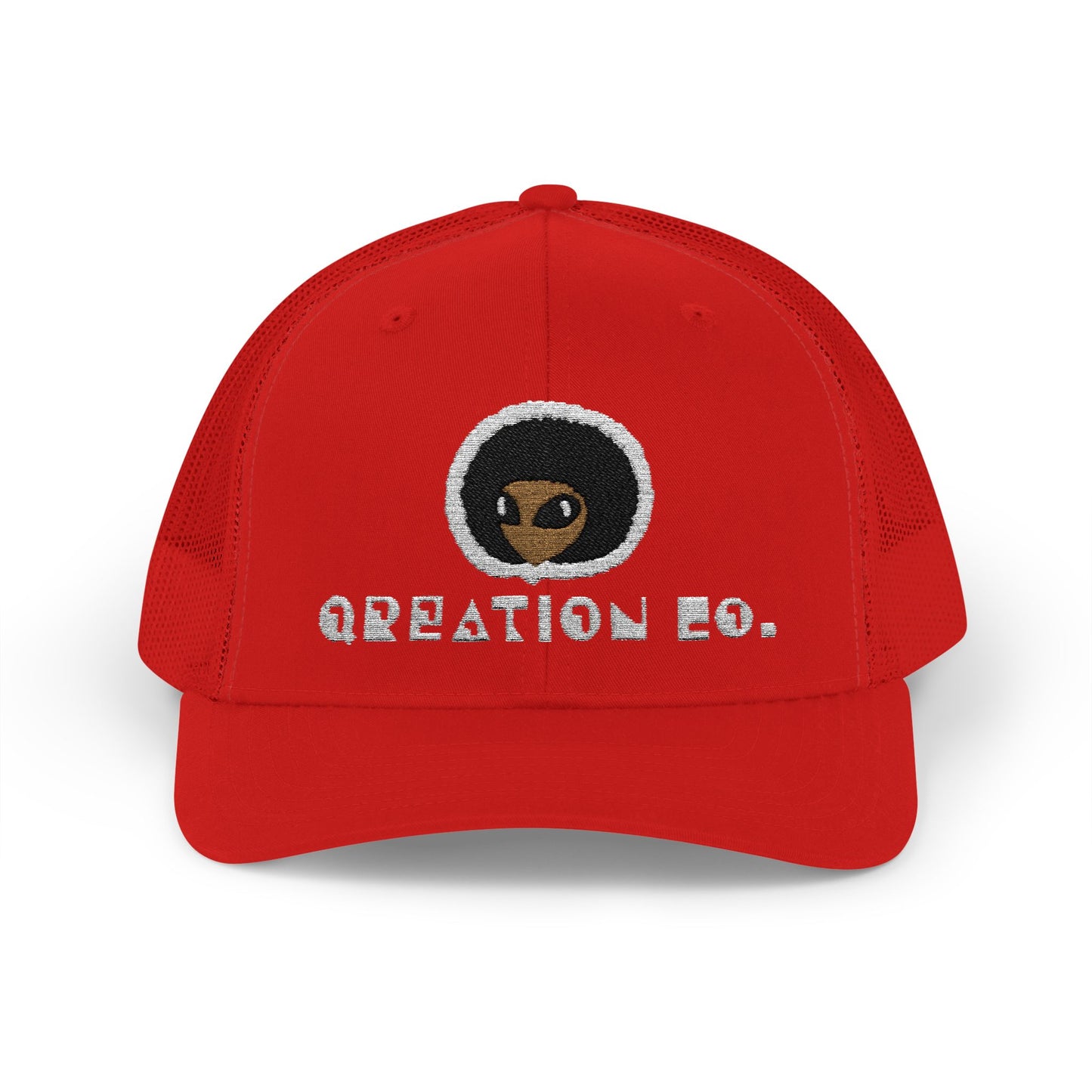 Afro Alien - Trucker Cap - Qreation Co. Snapback Hat for Casual Wear