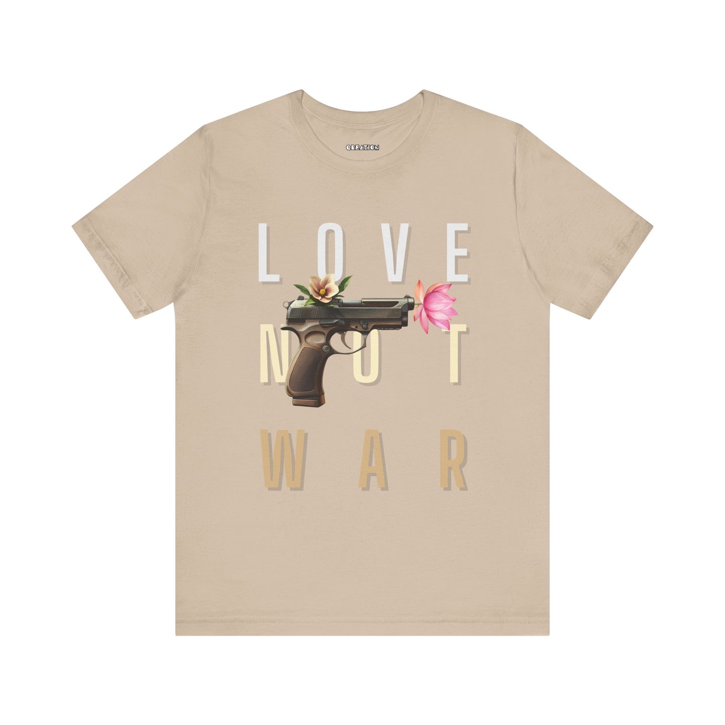 "Love Not War" Style 2 - T-shirt - Graphic Unisex Tee - Edgy Streetwear T-Shirt