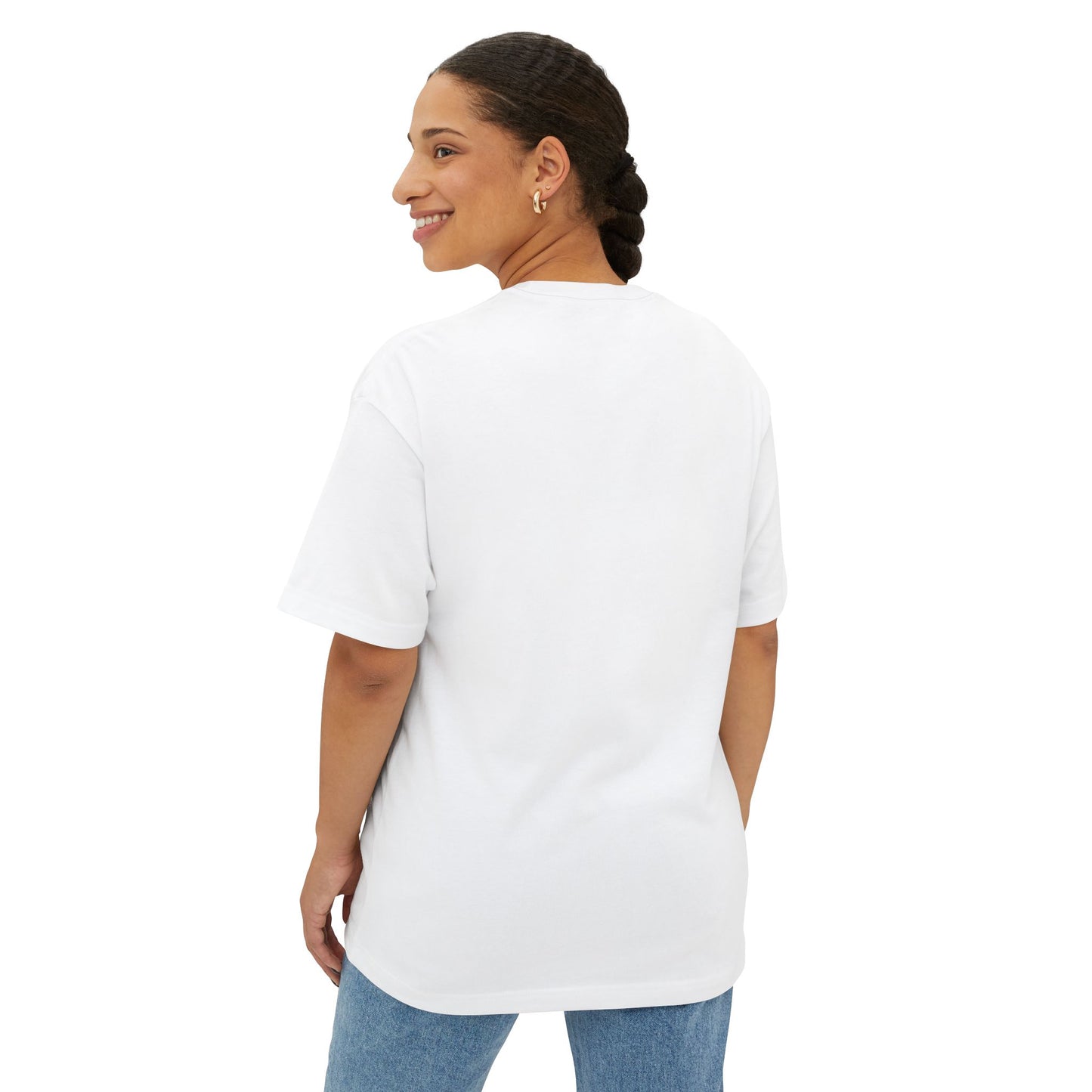 "God is Love" Angel Design - Unisex Oversized Boxy Tee