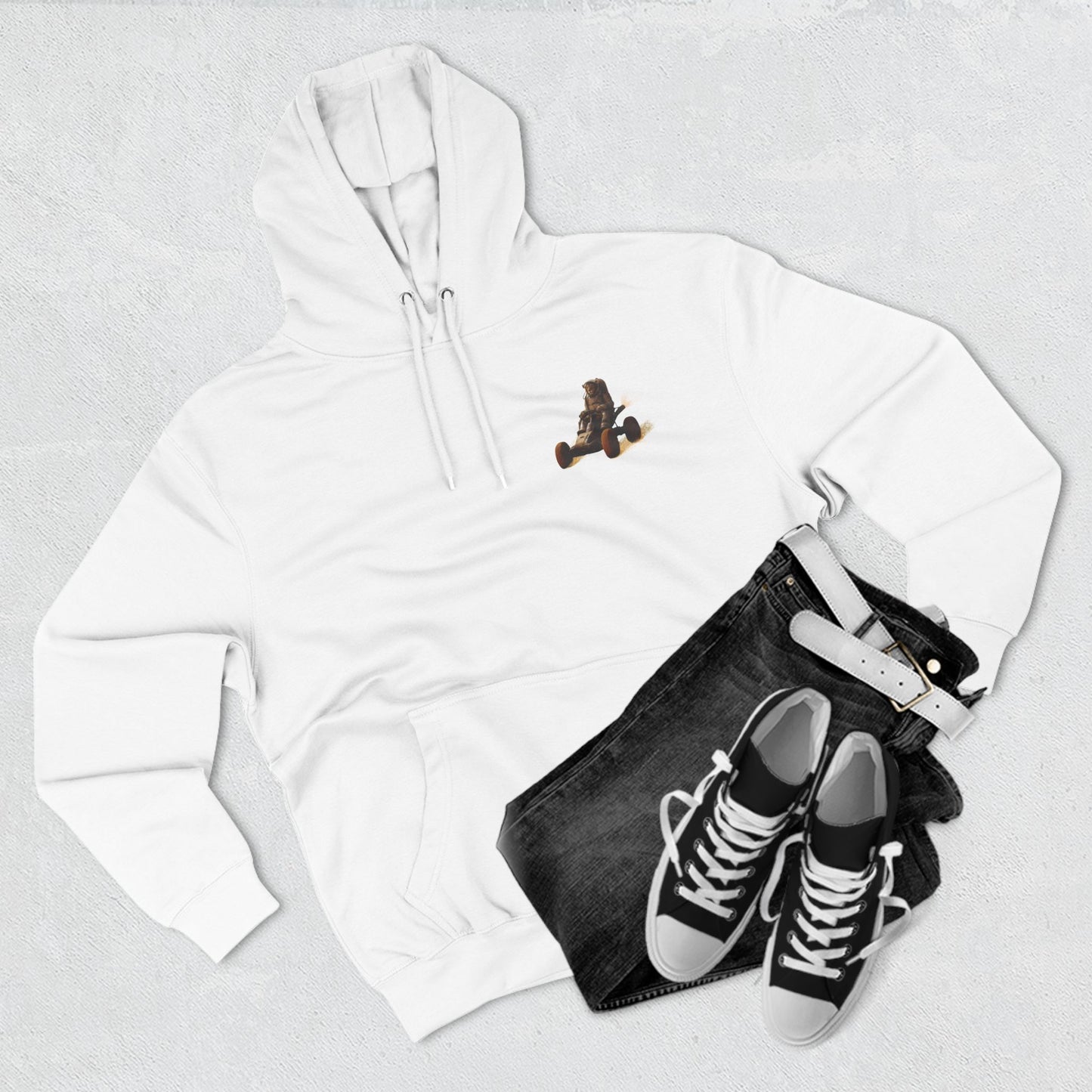 "Cosmic King Adventure" Fleece Hoodie - King of the Cosmos Design