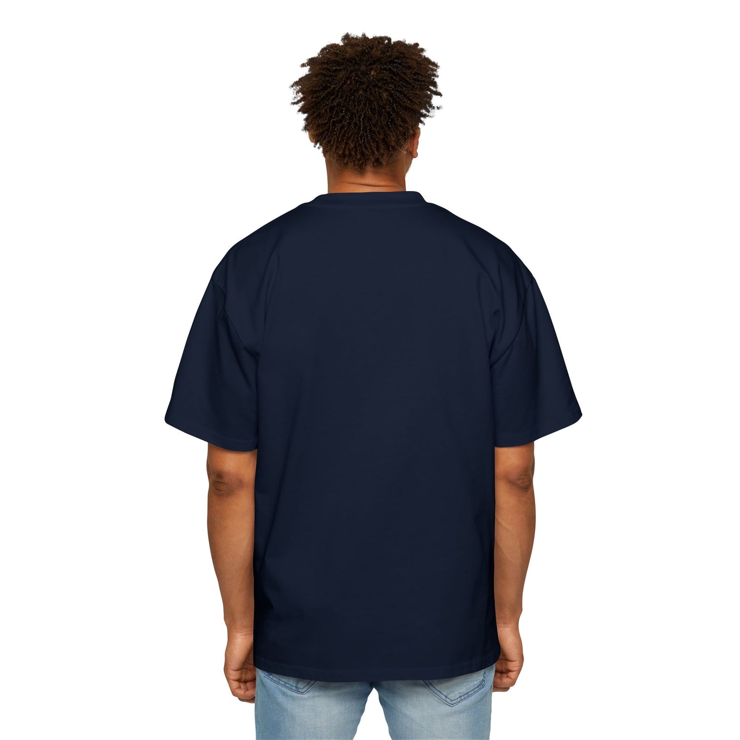 "Don't 4get 2..." Men's Oversized Tee - 'Imagine Eat Qreate Sleep Fly Repeat' Graphic Shirt