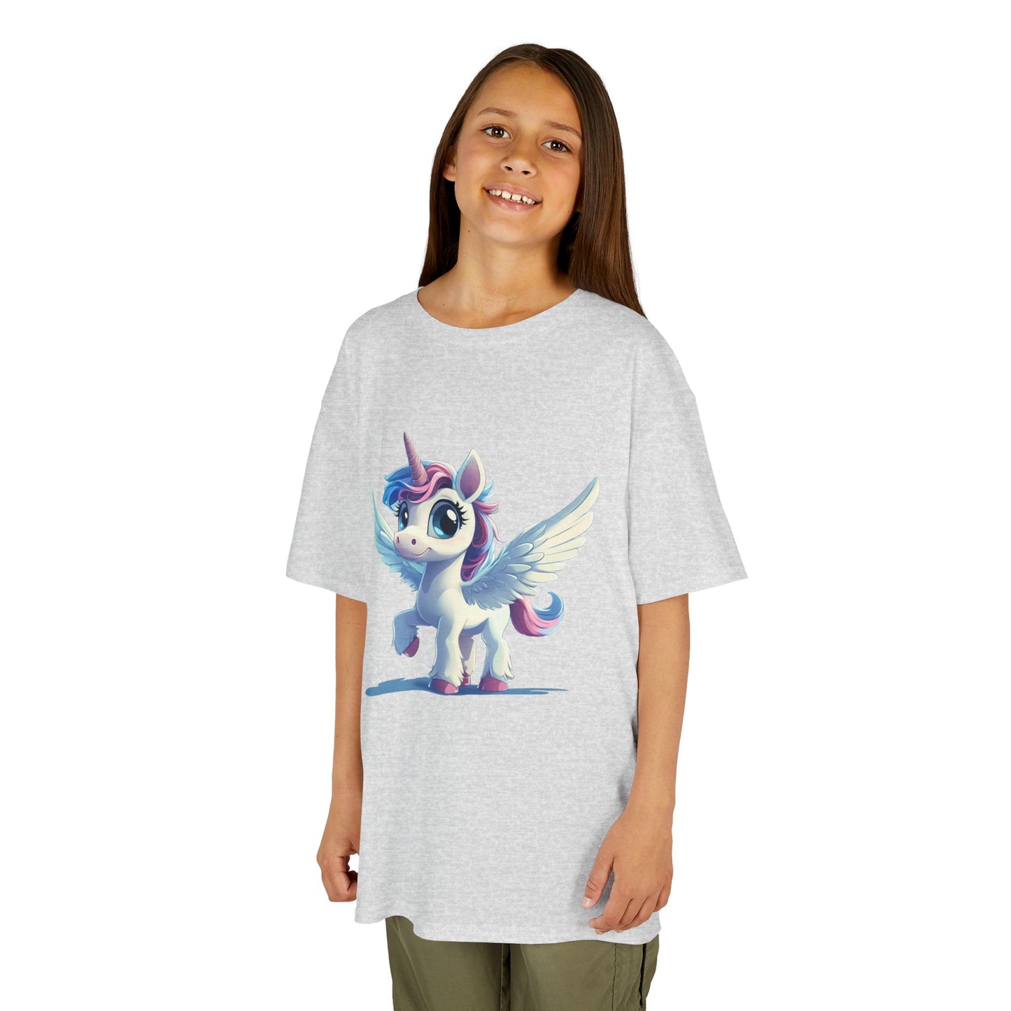 "Alicorn Dream" - Kids Graphic Tee, Cute Children’s Cotton Shirt, Perfect Birthday Gift, Playdate Outfit, Fantasy Tee for Kids