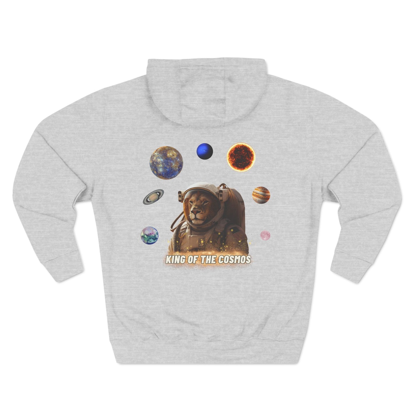 "Cosmic King Adventure" Fleece Hoodie - King of the Cosmos Design