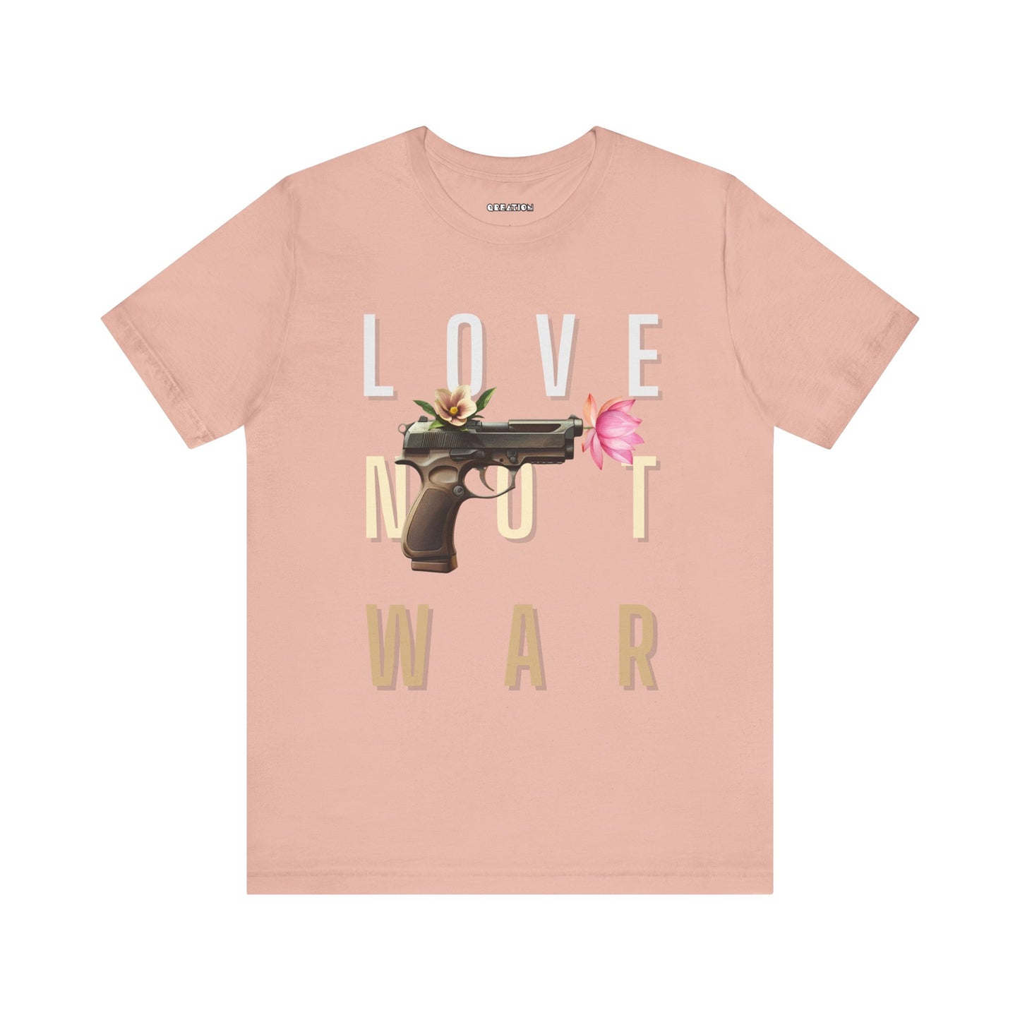 "Love Not War" Style 2 - T-shirt - Graphic Unisex Tee - Edgy Streetwear T-Shirt