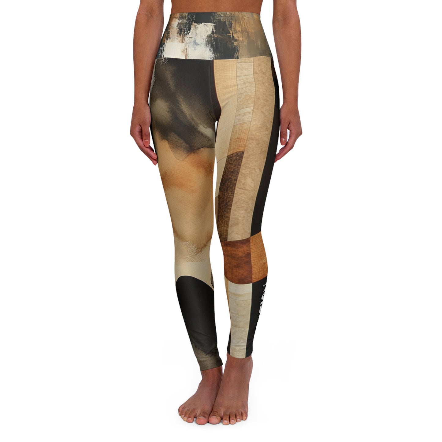 Very Mindful - Artistic High Waisted Yoga Leggings - Stylish Activewear for Fitness Enthusiasts
