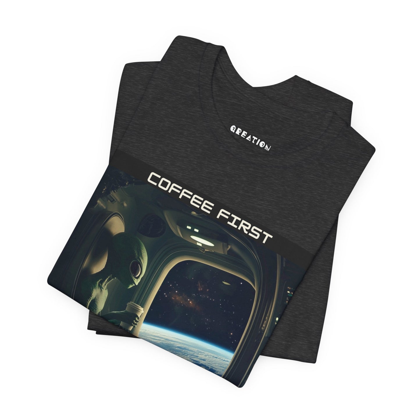 "Coffee Before Conquest" Alien T-shirt